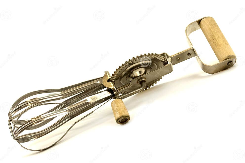 Egg beater stock image. Image of gears, antique, kitchenware 22655483