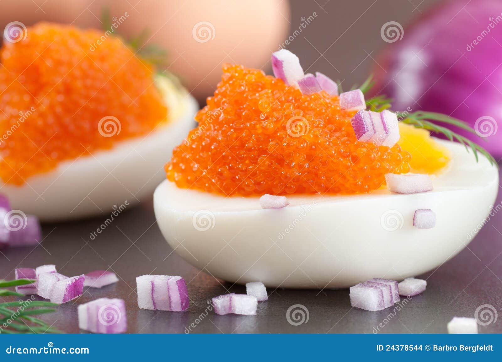 Egg and Caviar stock photo. Image of halves, eggs, portion 24378544