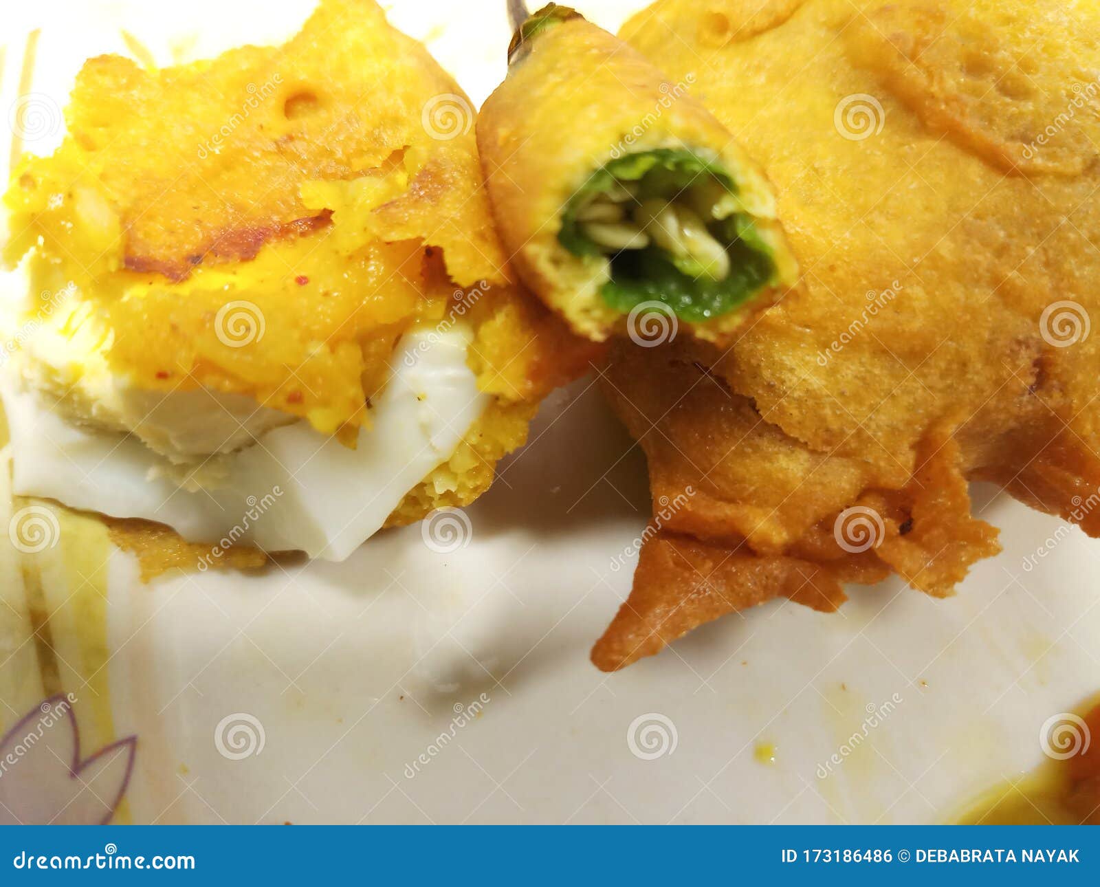 Egg chop in a plate stock photo. Image of eatery, masala 173186486