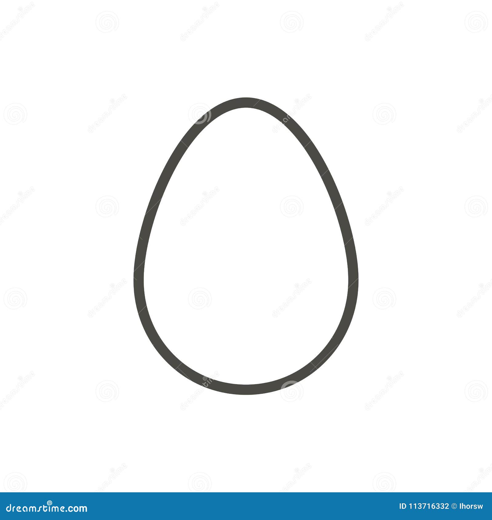 egg icon . line easter .