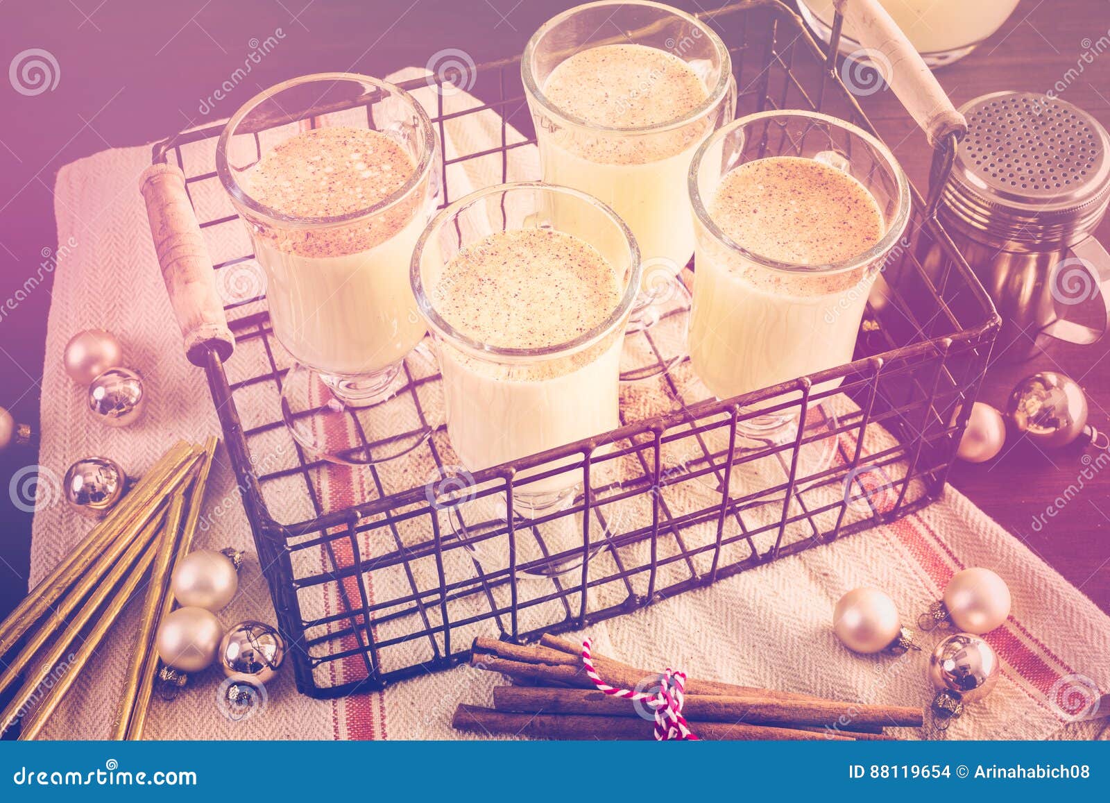 Egg nog stock photo. Image of eggnog, cold, milk, nutmeg 88119654