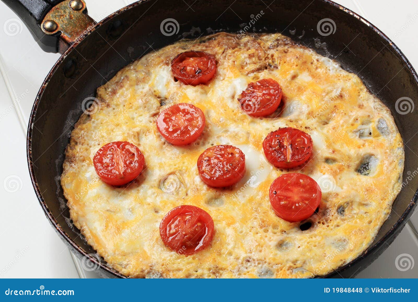 Egg omelet stock photo. Image of cooking, preparation - 19848448