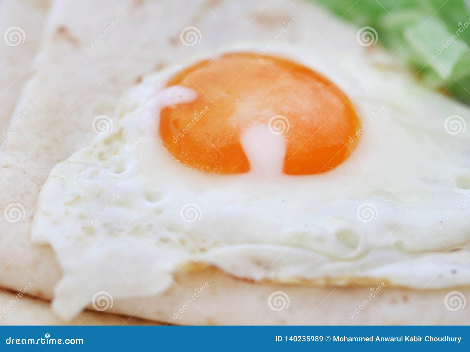 Egg Omelet with Tortilla Bread in a Plate Stock Image Image of
