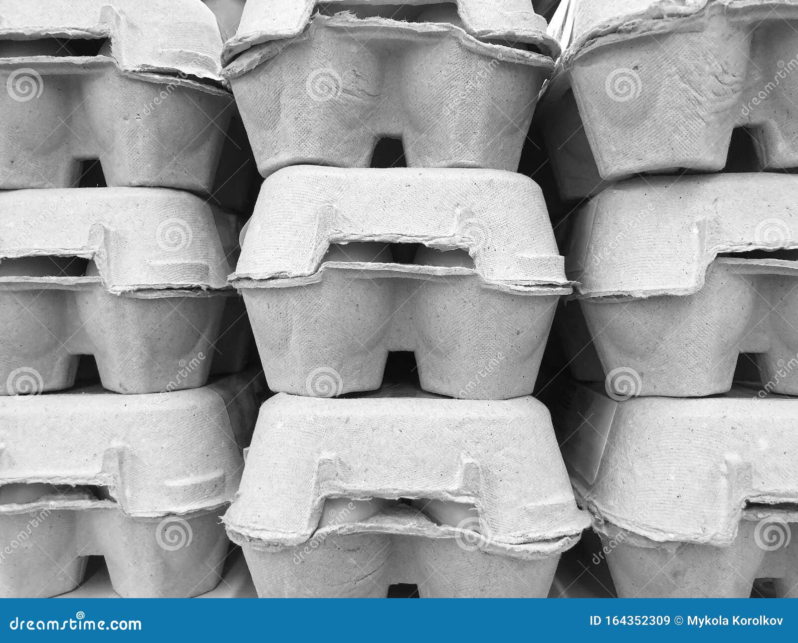 Egg Packing Pattern Texture, Food Industry, Recycled Paper Stock Image