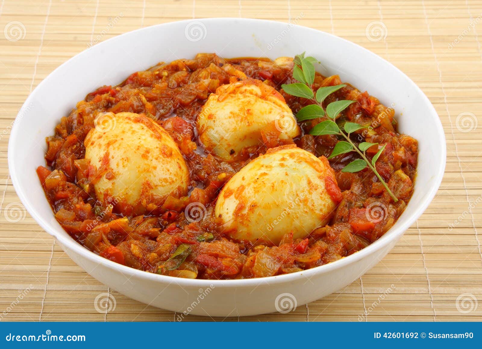 Egg Roast From South Indian Cuisine. Stock Photo - Image: 42601692