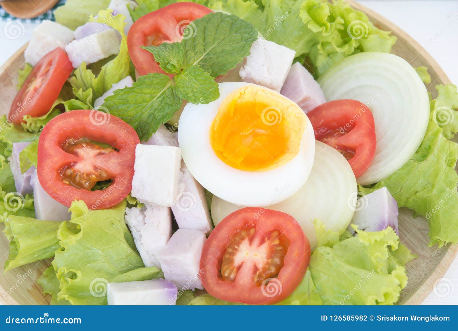 Egg Salad in Plate on Food Table Stock Photo Image of plate, fresh