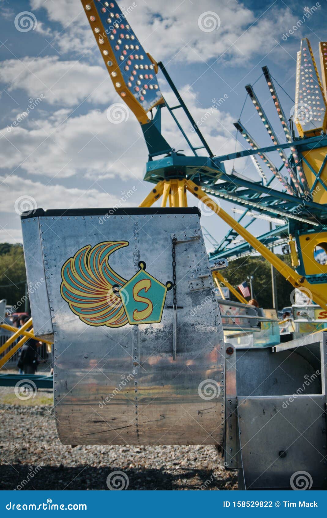 Egg Scrambler Ride At A Local Carnival Fair Editorial Photography Image Of Lights Authentic