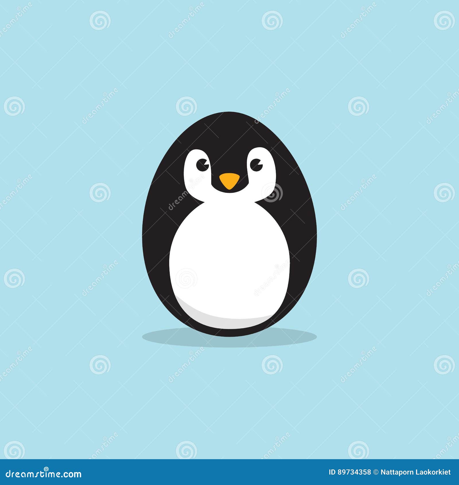 Egg Shaped Penguin Character. Stock Vector - Illustration of card, funny: 89734358 Egg Shaped Penguin Character. Stock Vector - Illustration of card, funny: 89734358