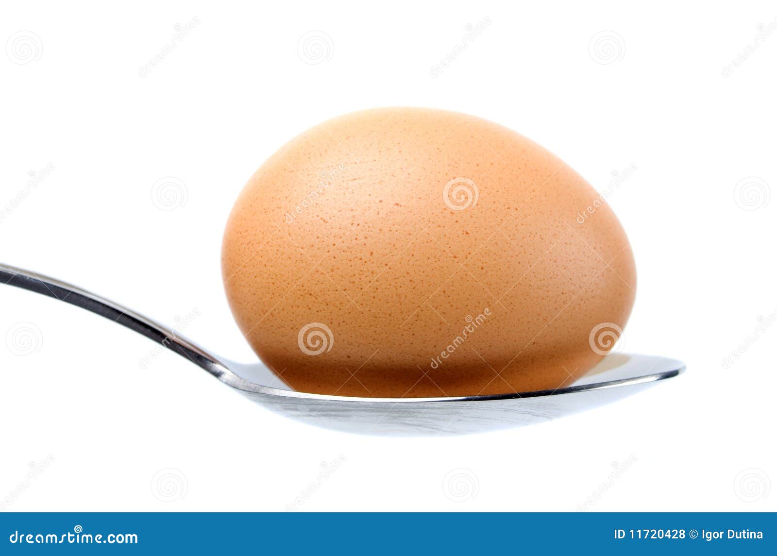 egg on a spoon