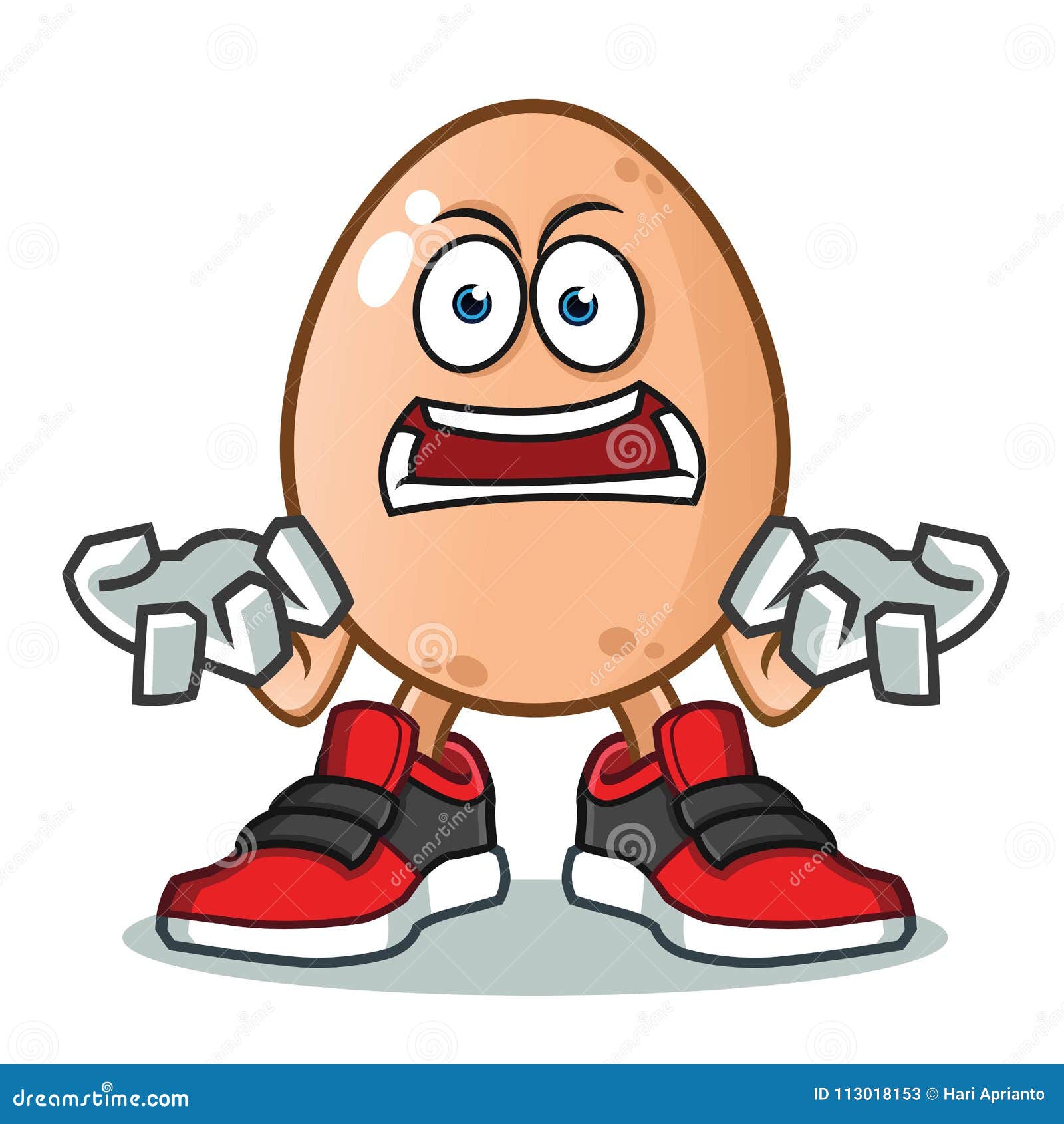 Egg Stress Mascot Vector Cartoon Illustration Stock Vector - Illustration  of isolated, ingredient: 113018153