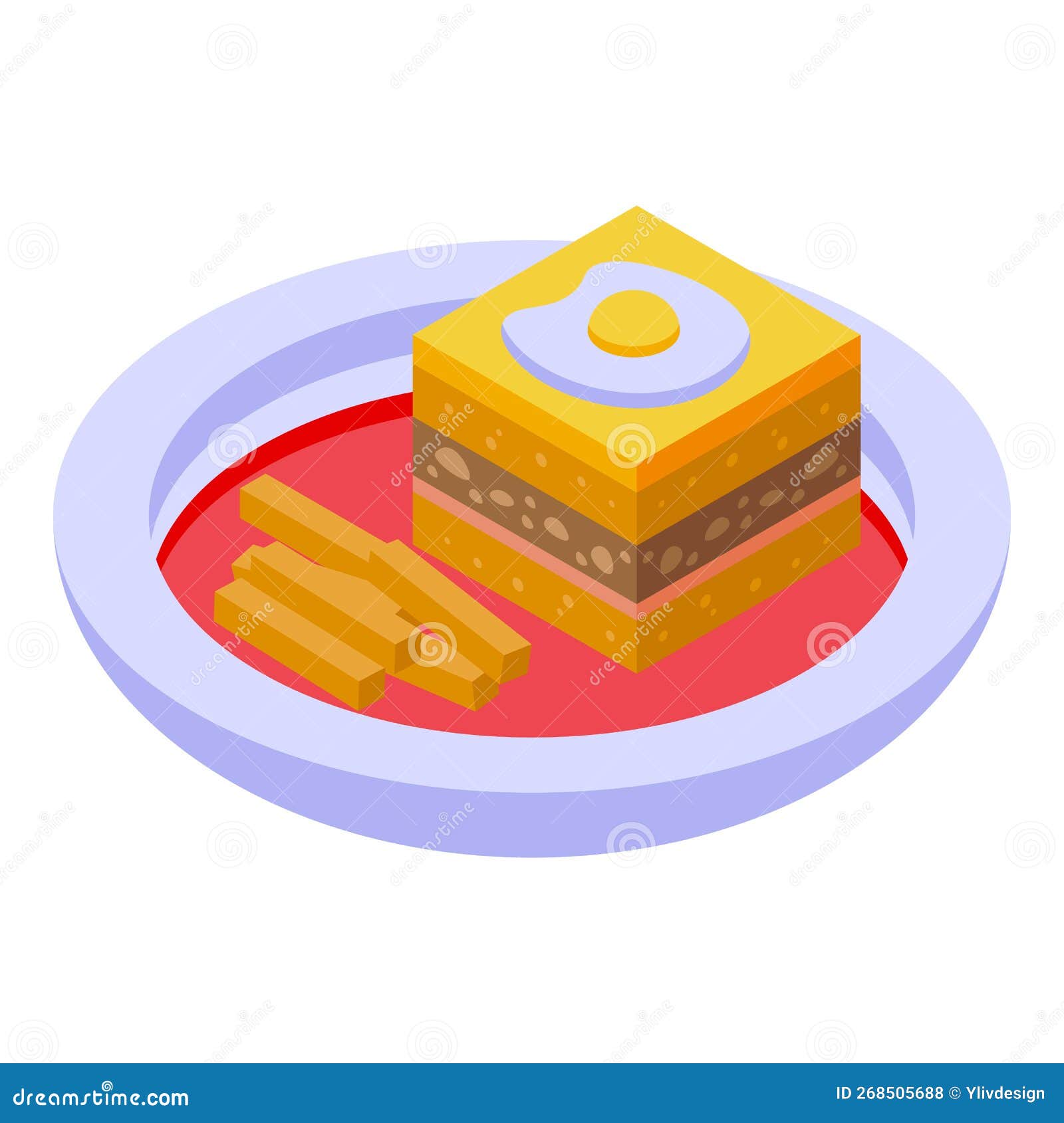 egg tart cake icon isometric . portuguese cuisine
