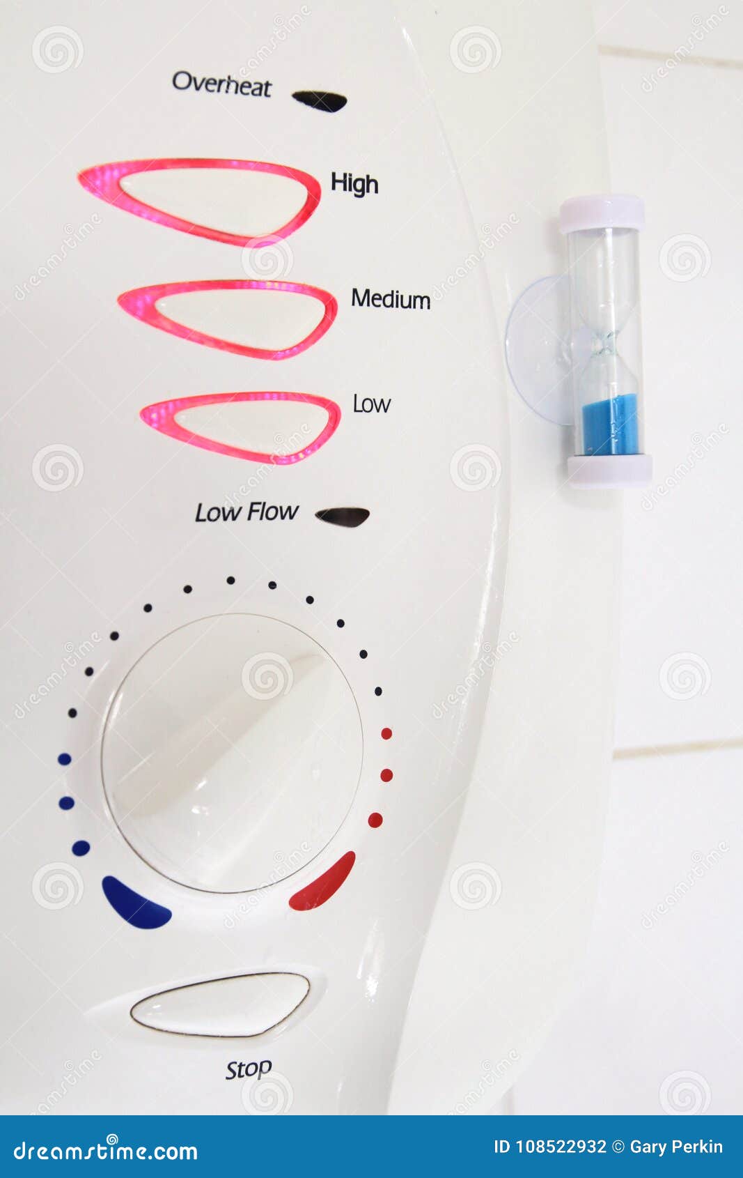 Egg Timer Attached To Electric Shower To Reduce Water and Power Usage