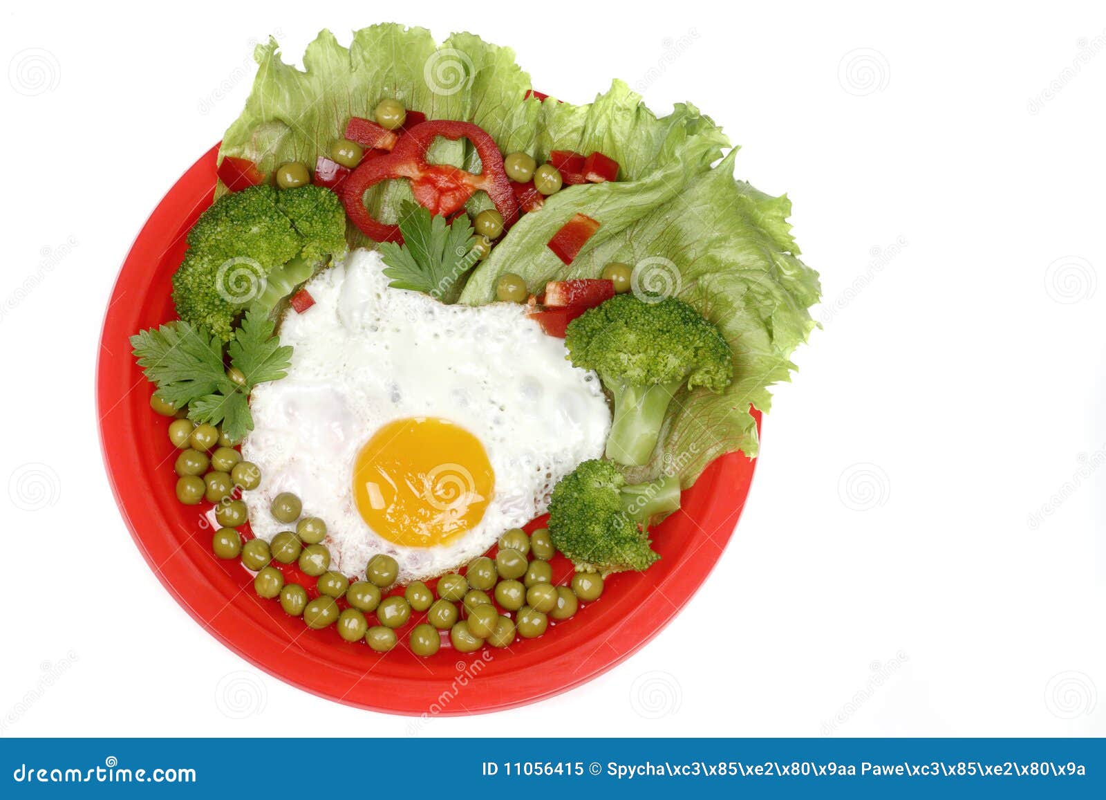 Egg and vegetable stock image. Image of breakfast, delicious 11056415