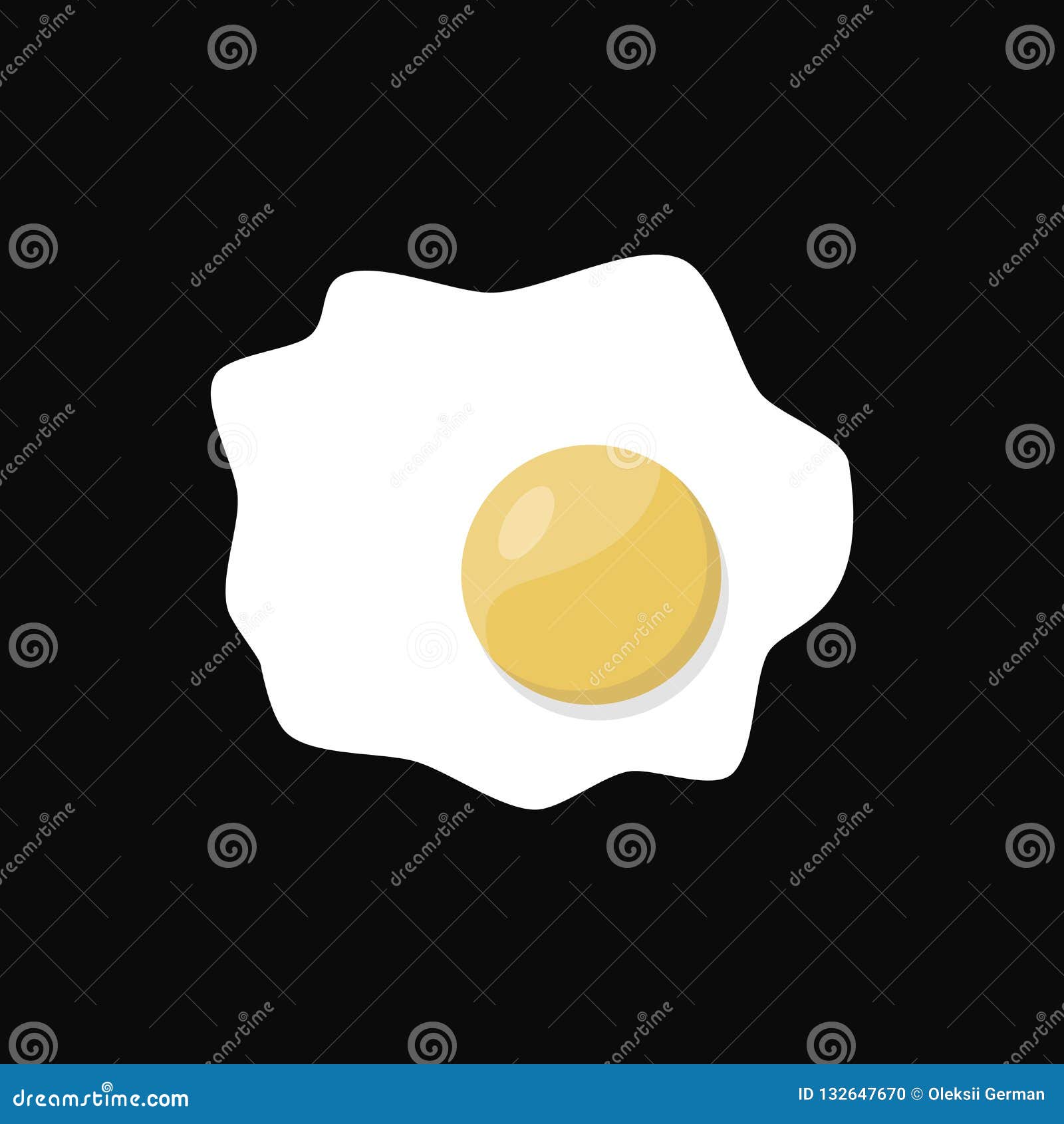 Egg stock vector. Illustration of background, design - 132647670