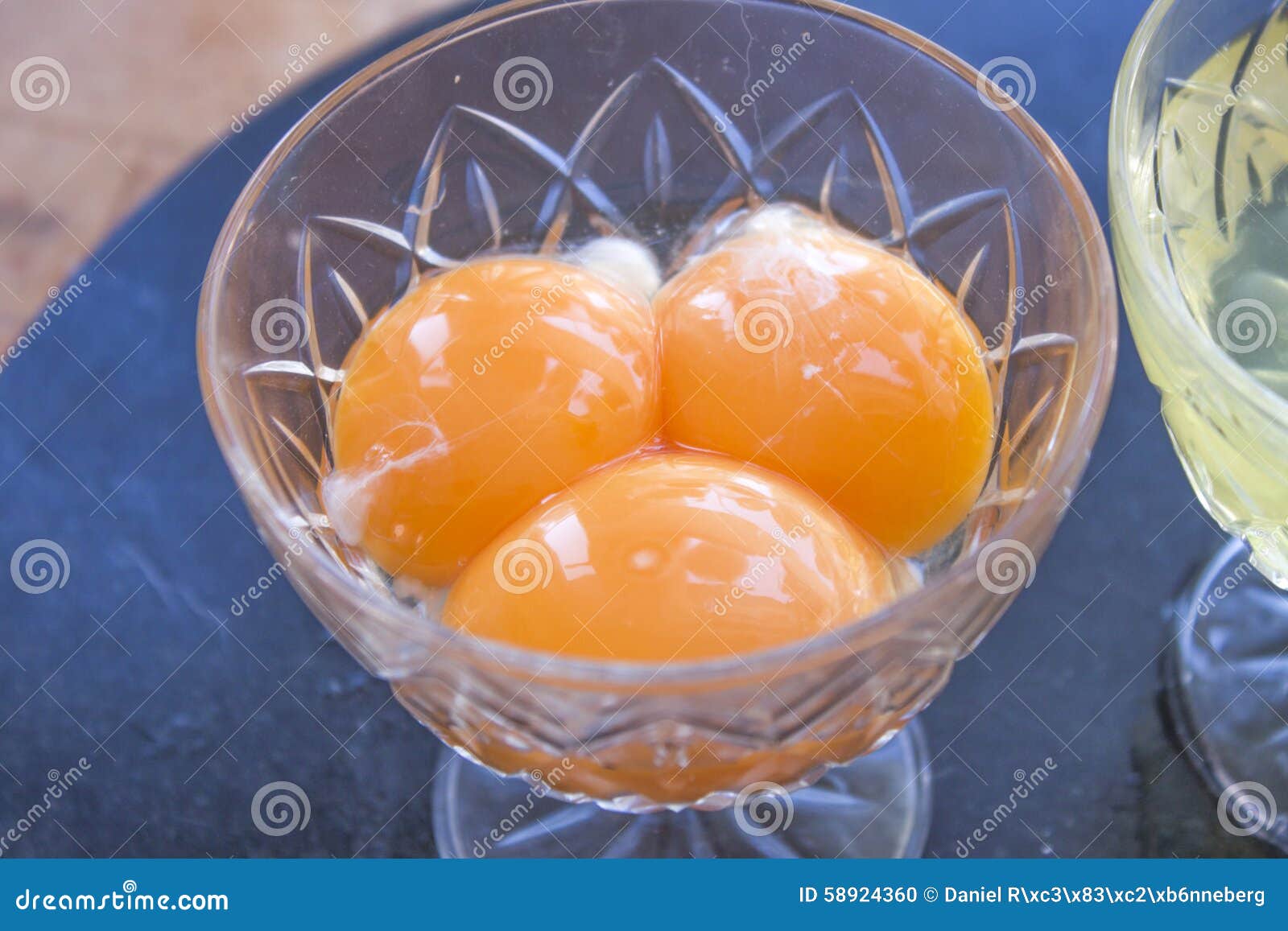 Egg yolks stock photo. Image of uncooked, white, background 58924360