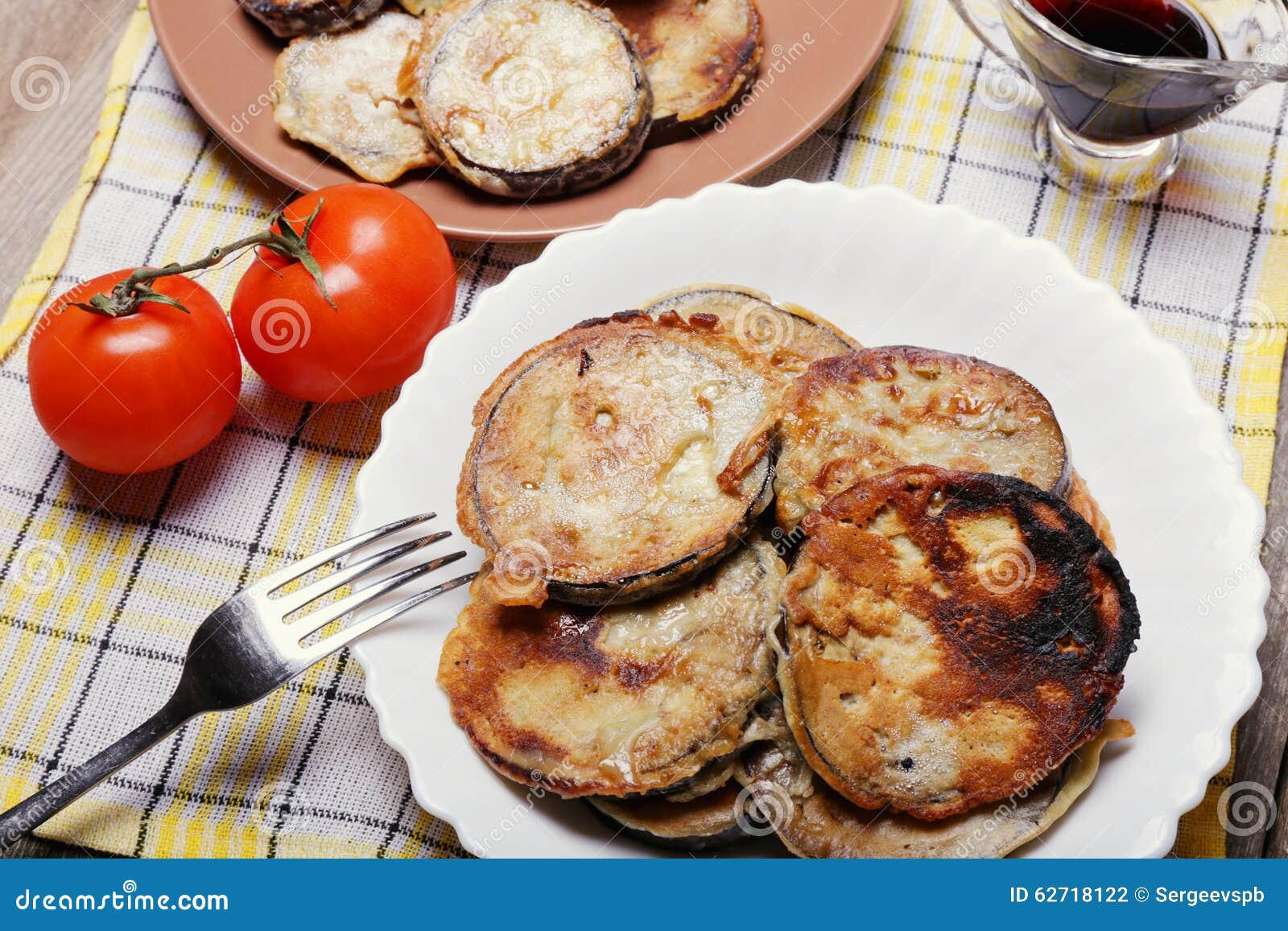 Eggplant in batter stock photo. Image of eggplant, rural 62718122