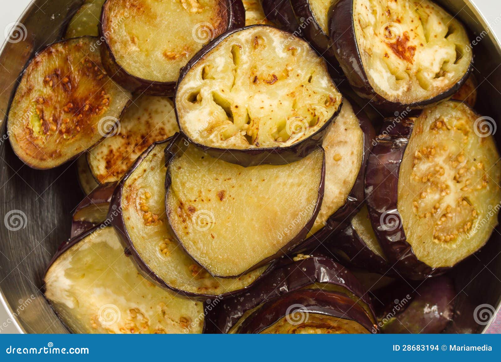 Eggplant fried stock photo. Image of food, cooking, people 28683194