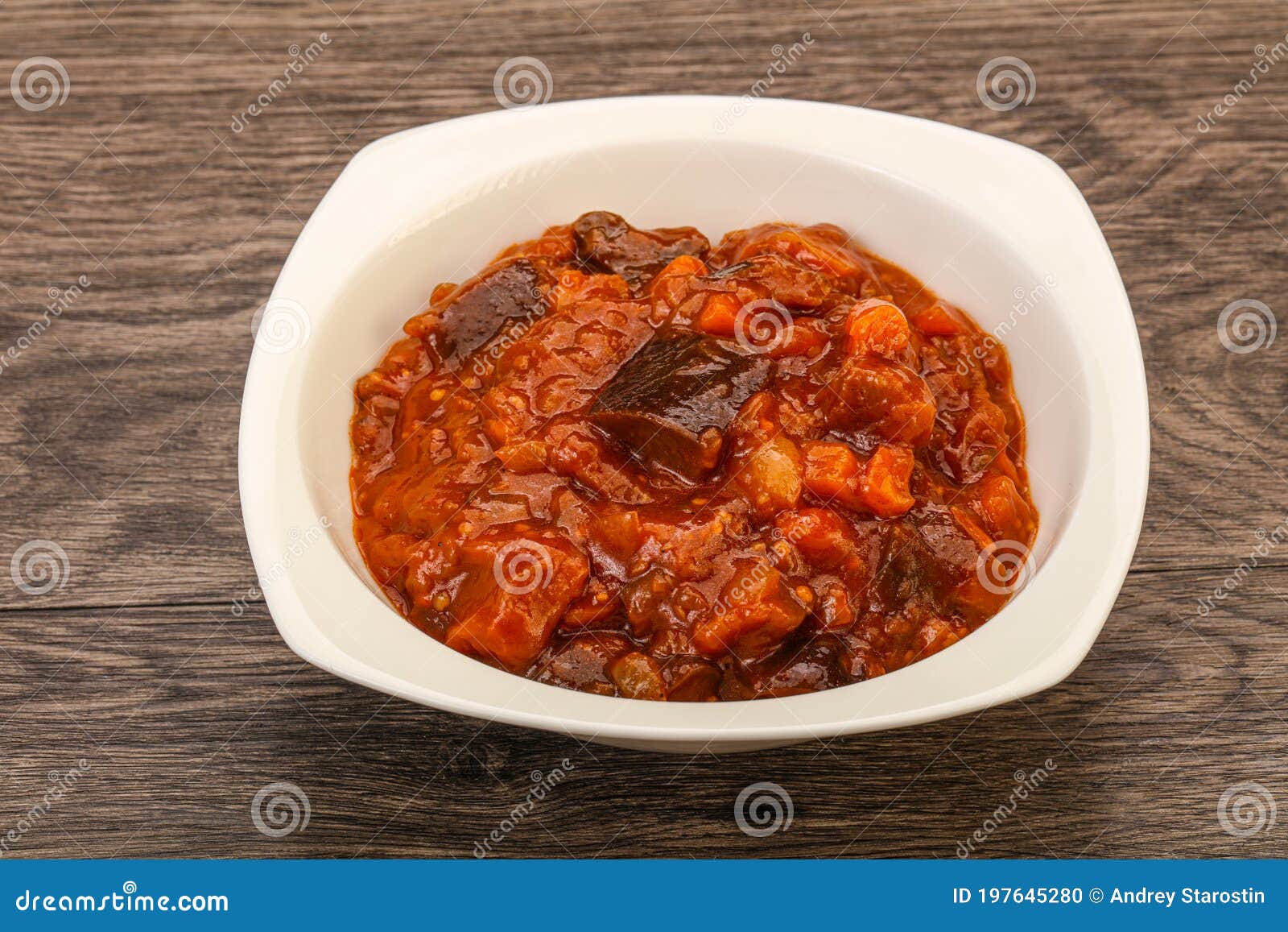 Eggplant Saute with Tomato and Herbs Stock Photo Image of sauce, dish