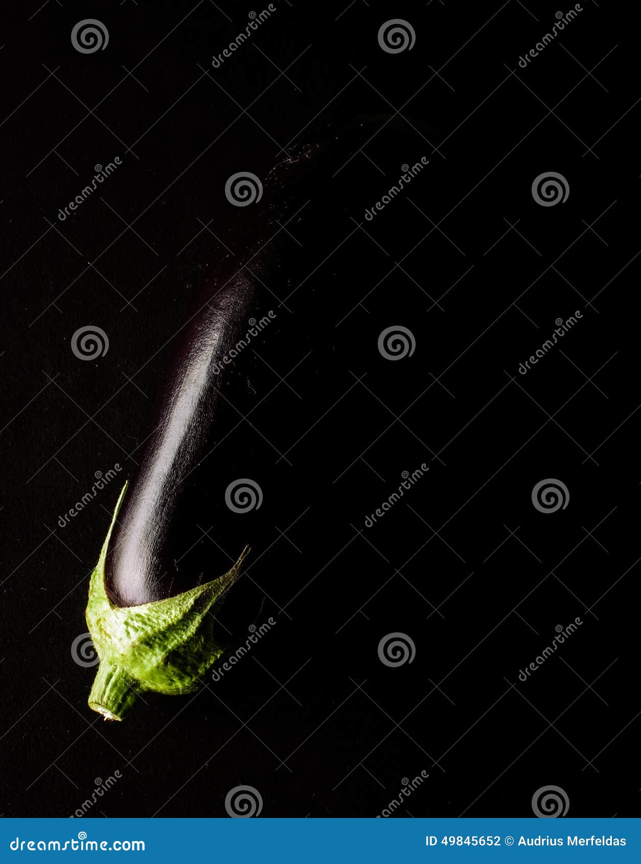 Eggplant in the Shadows Low Key Stock Photo Image of shadows, sumer