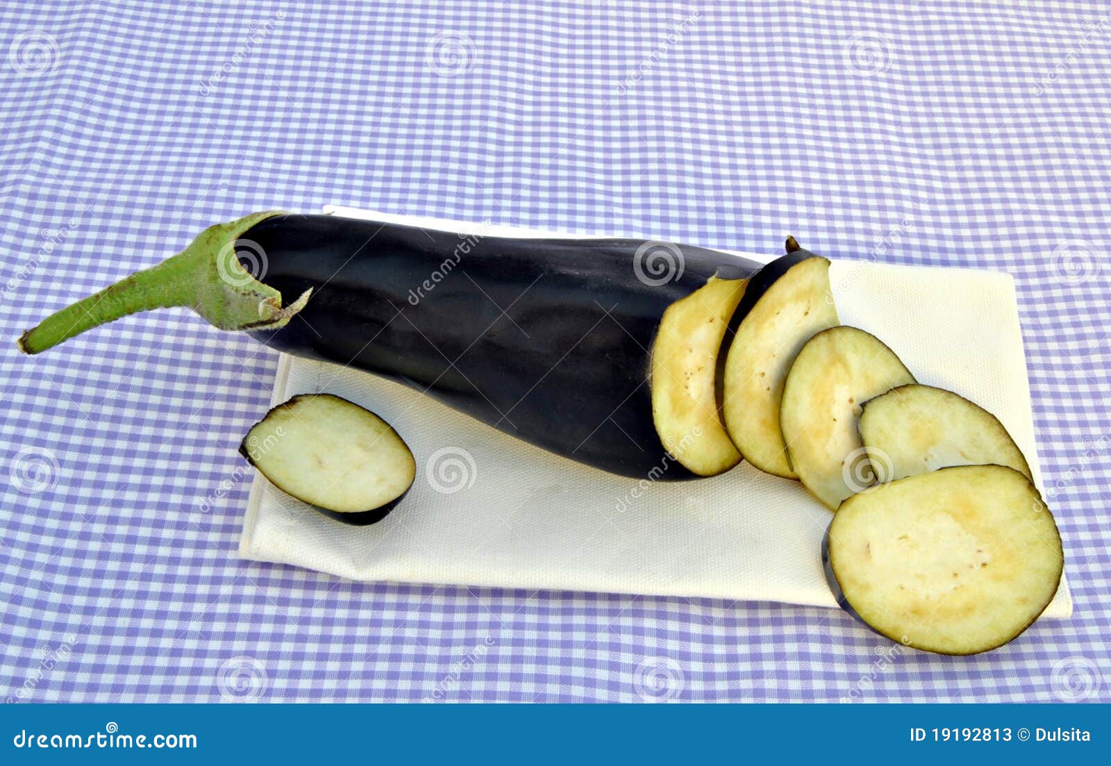 Eggplant slices stock image. Image of organic, zucchini 19192813