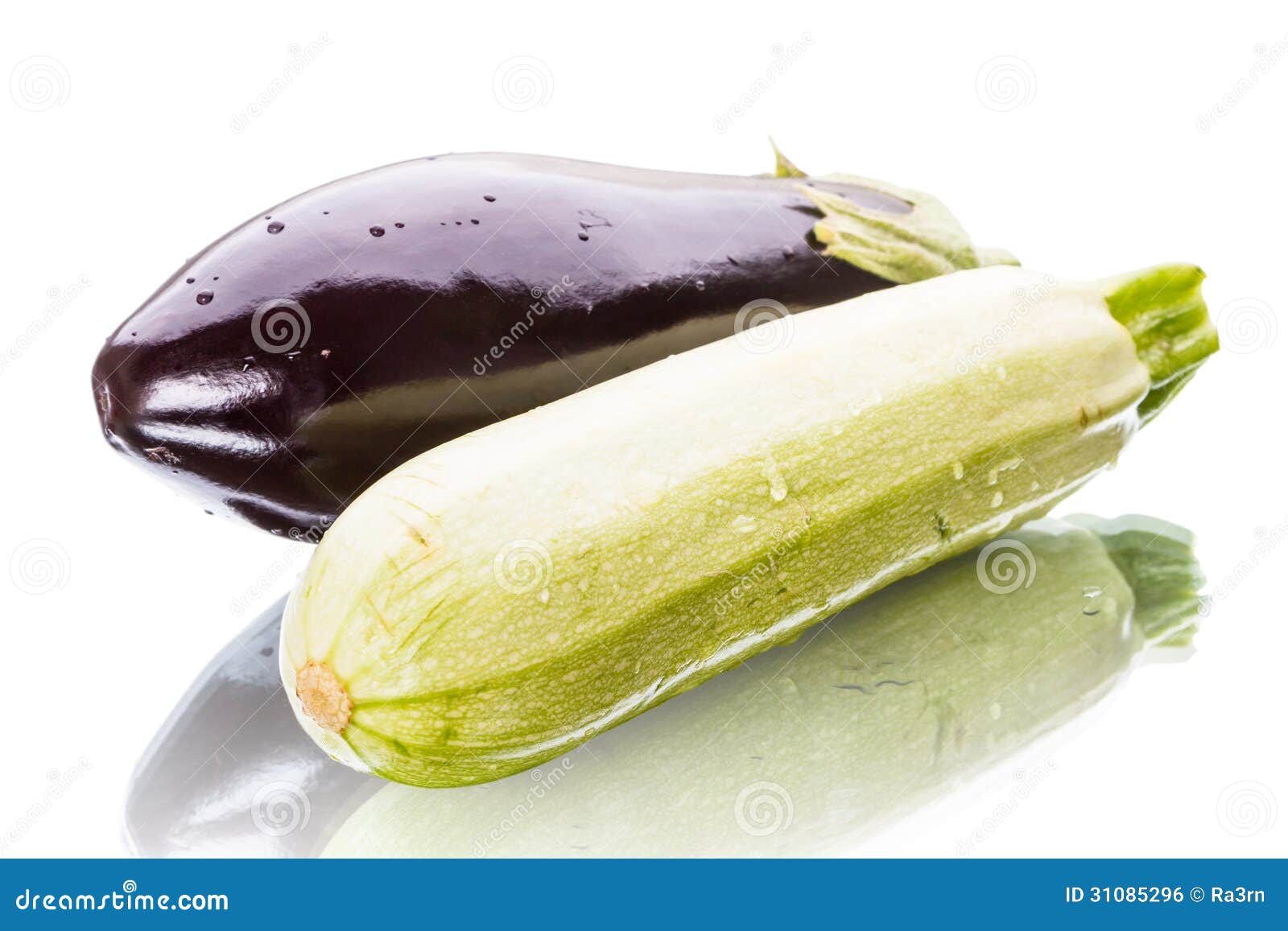 Eggplant and zucchini stock photo. Image of food, freshness 31085296