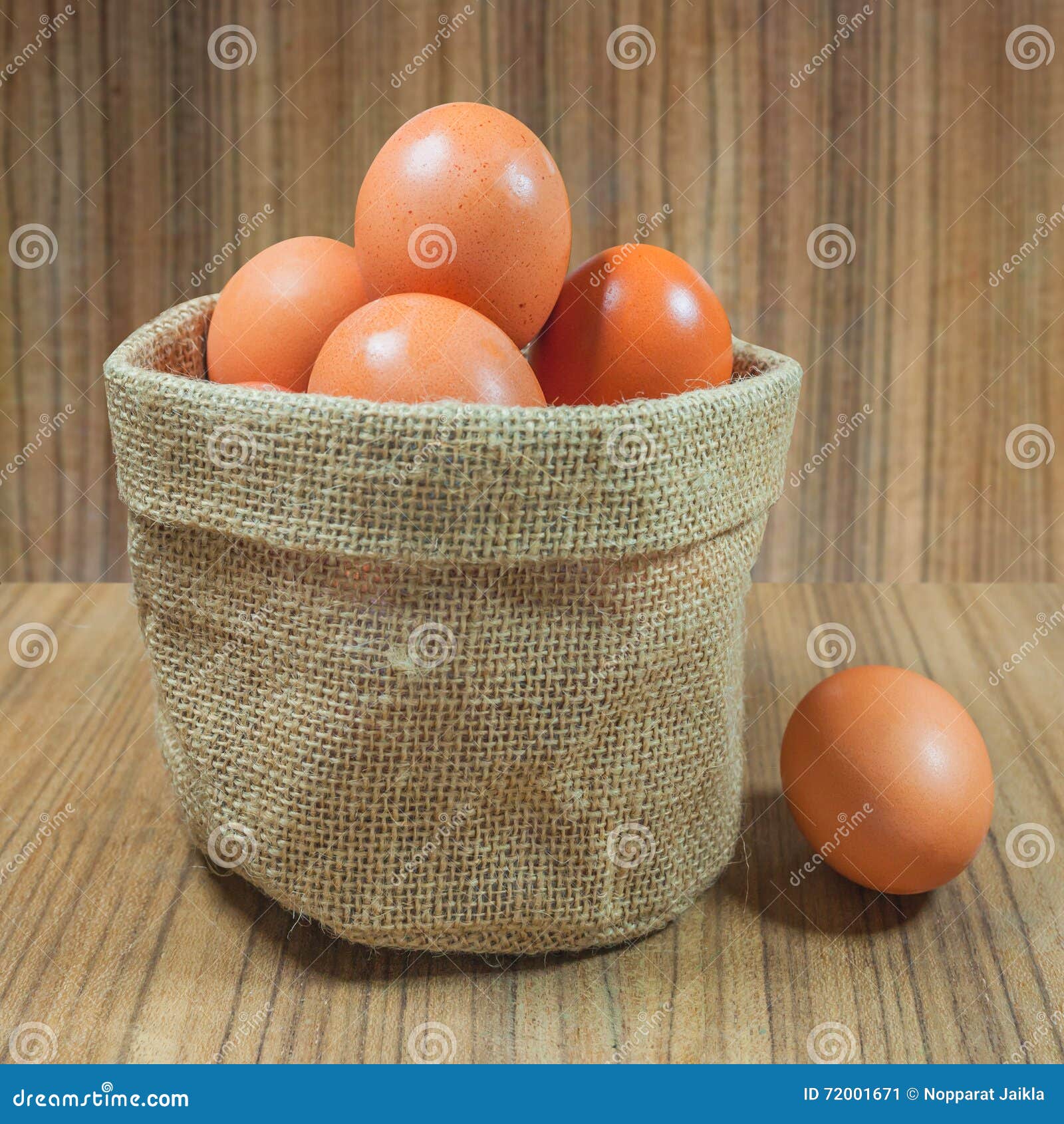 Eggs in Basket on Wood.eggs.egg.brown Stock Image Image of farm