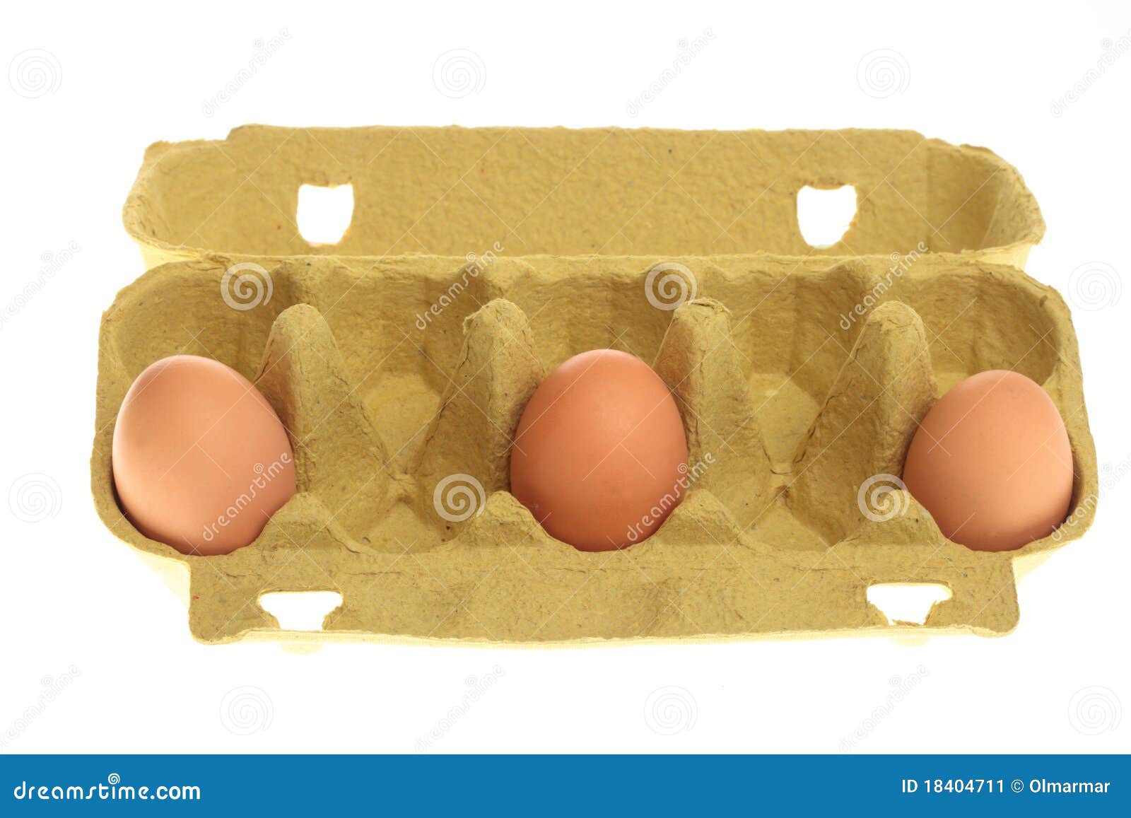 Eggs in box isolated stock image. Image of image, package 18404711