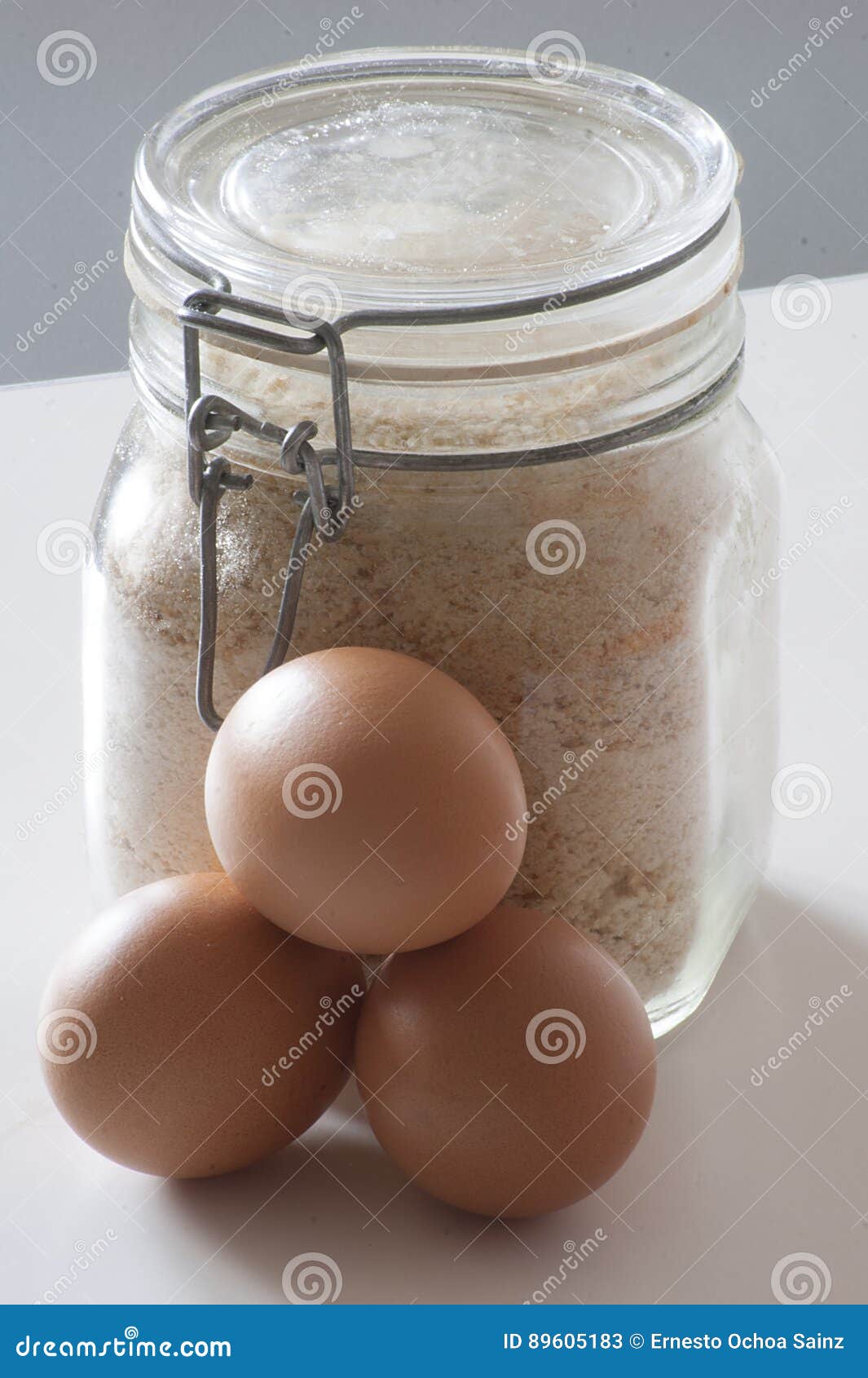 Eggs and breadcrumbs stock image. Image of group, recipe 89605183