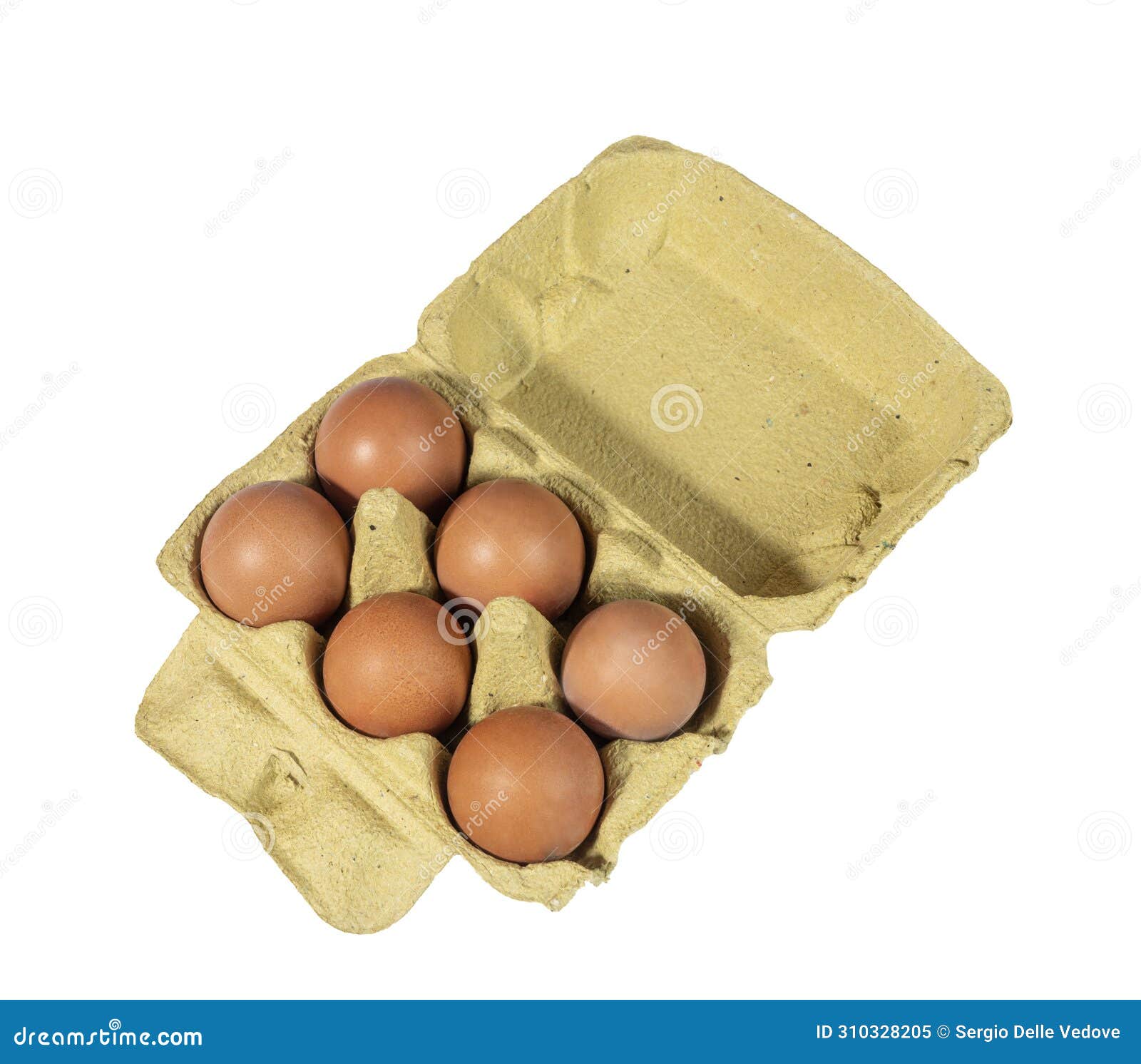 Eggs in a carton container stock image. Image of fragile 310328205