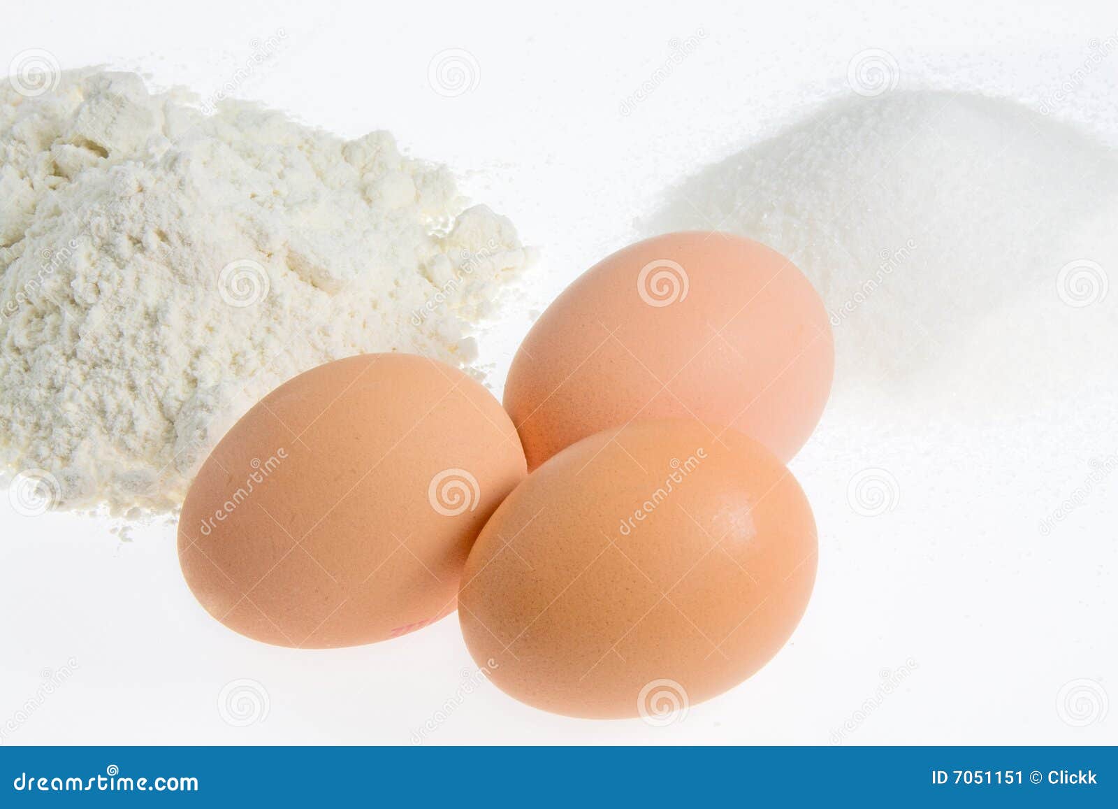 Eggs flour sugar stock image. Image of flour, proteins 7051151