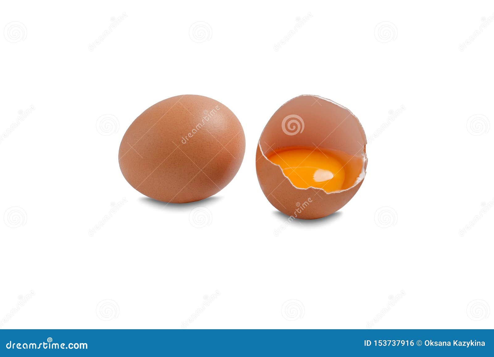 Eggs. Healthy Food Rich Calcium. Broken Egg Stock Photo Image of