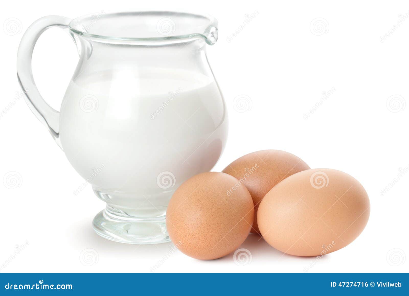 Eggs and milk stock photo. Image of brown, groceries 47274716