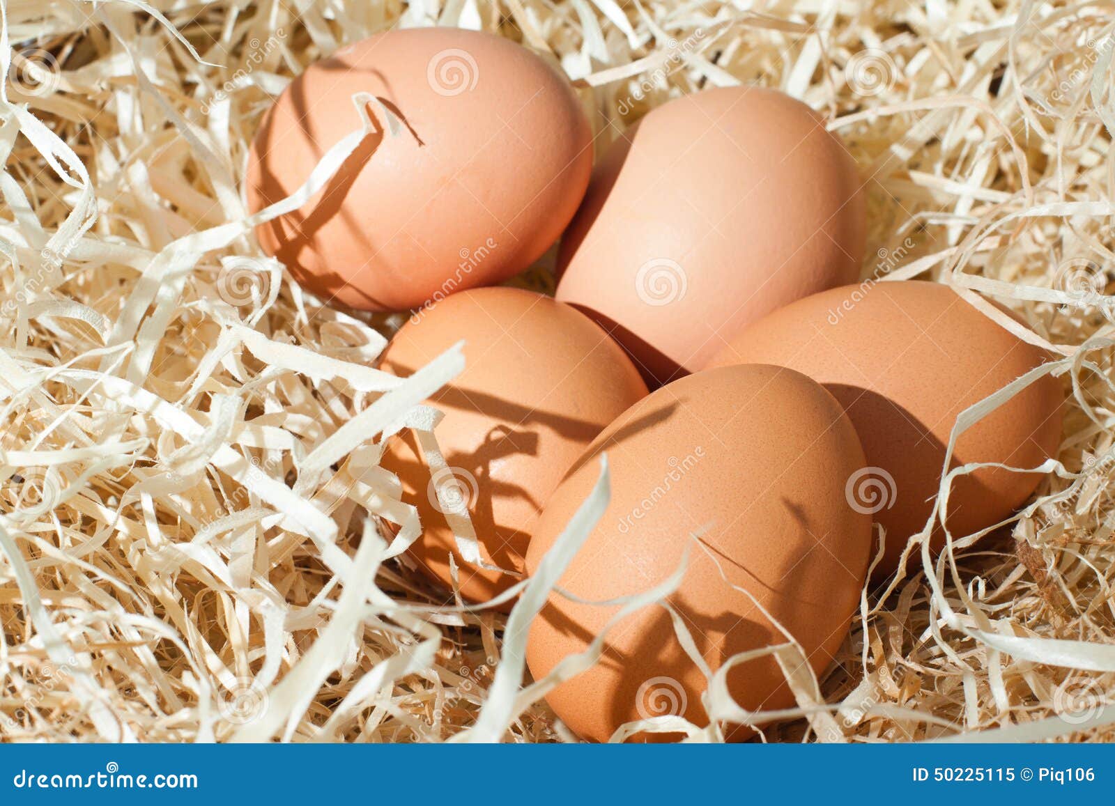 Eggs stock image. Image of litter, basket, breakfast 50225115