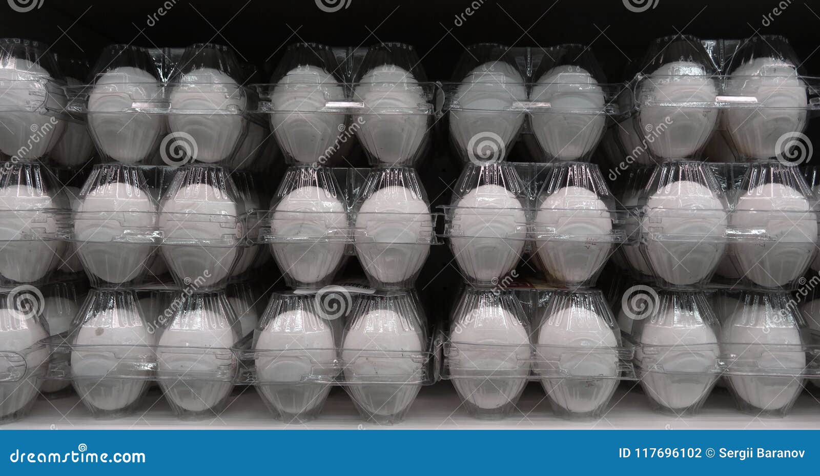 transparent plastic cartons