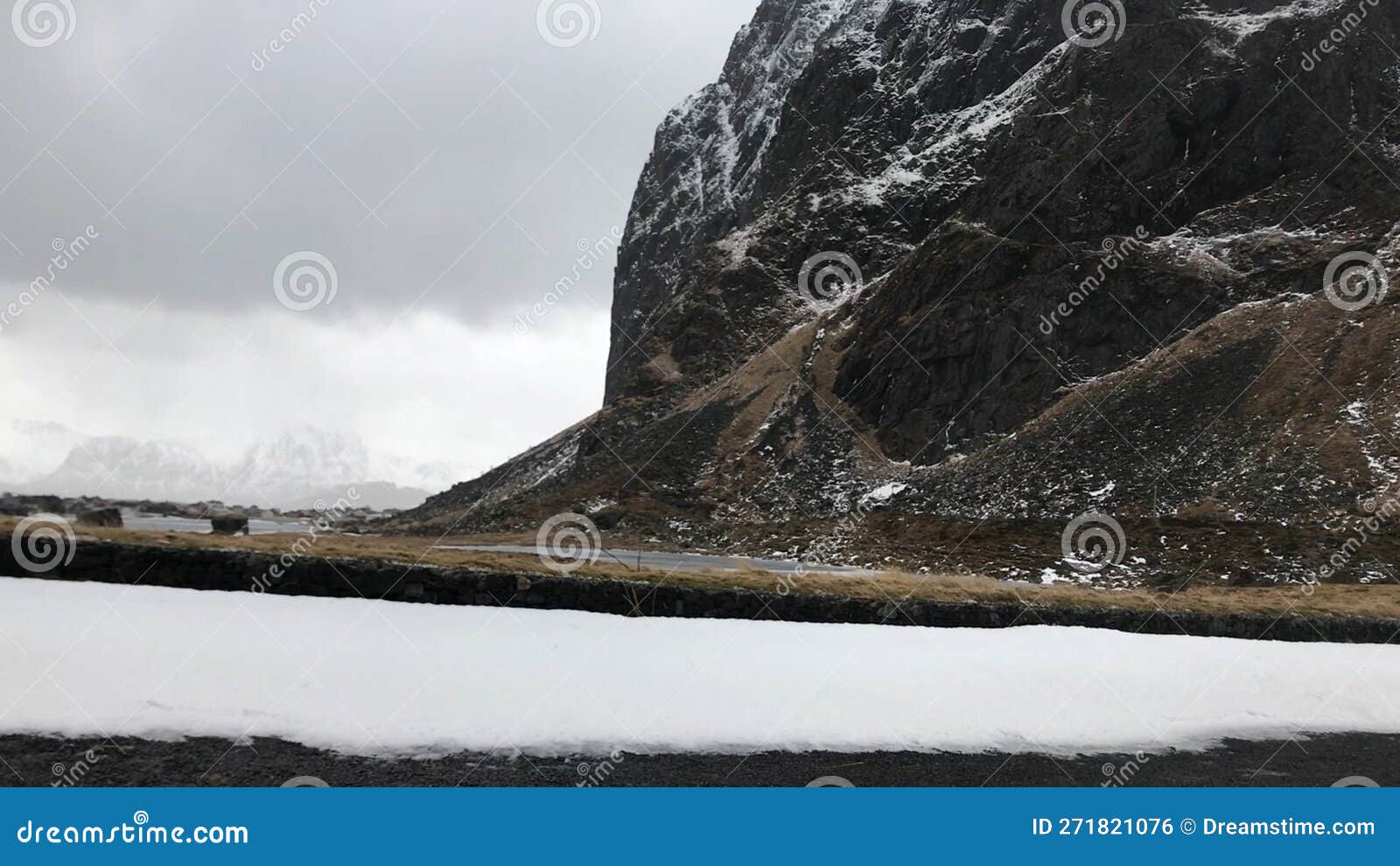 pebble beach in eggum borgen, lofoten islands, norway