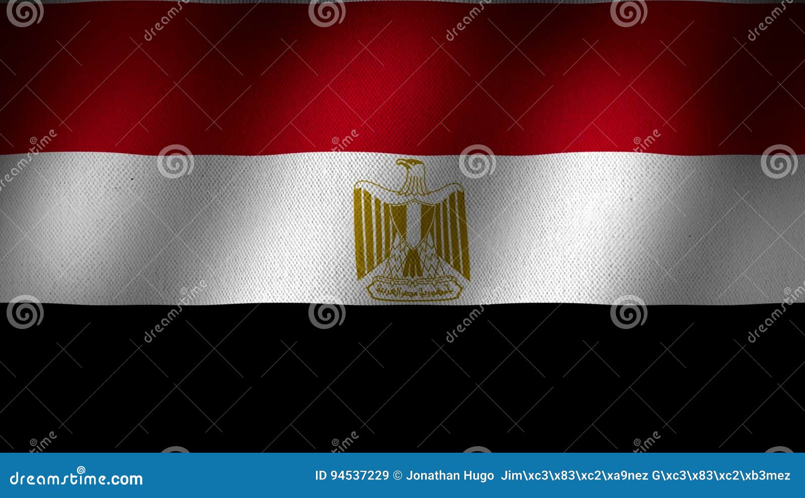 Egypt Flag Stock Video Video Of Black Waving Fabric