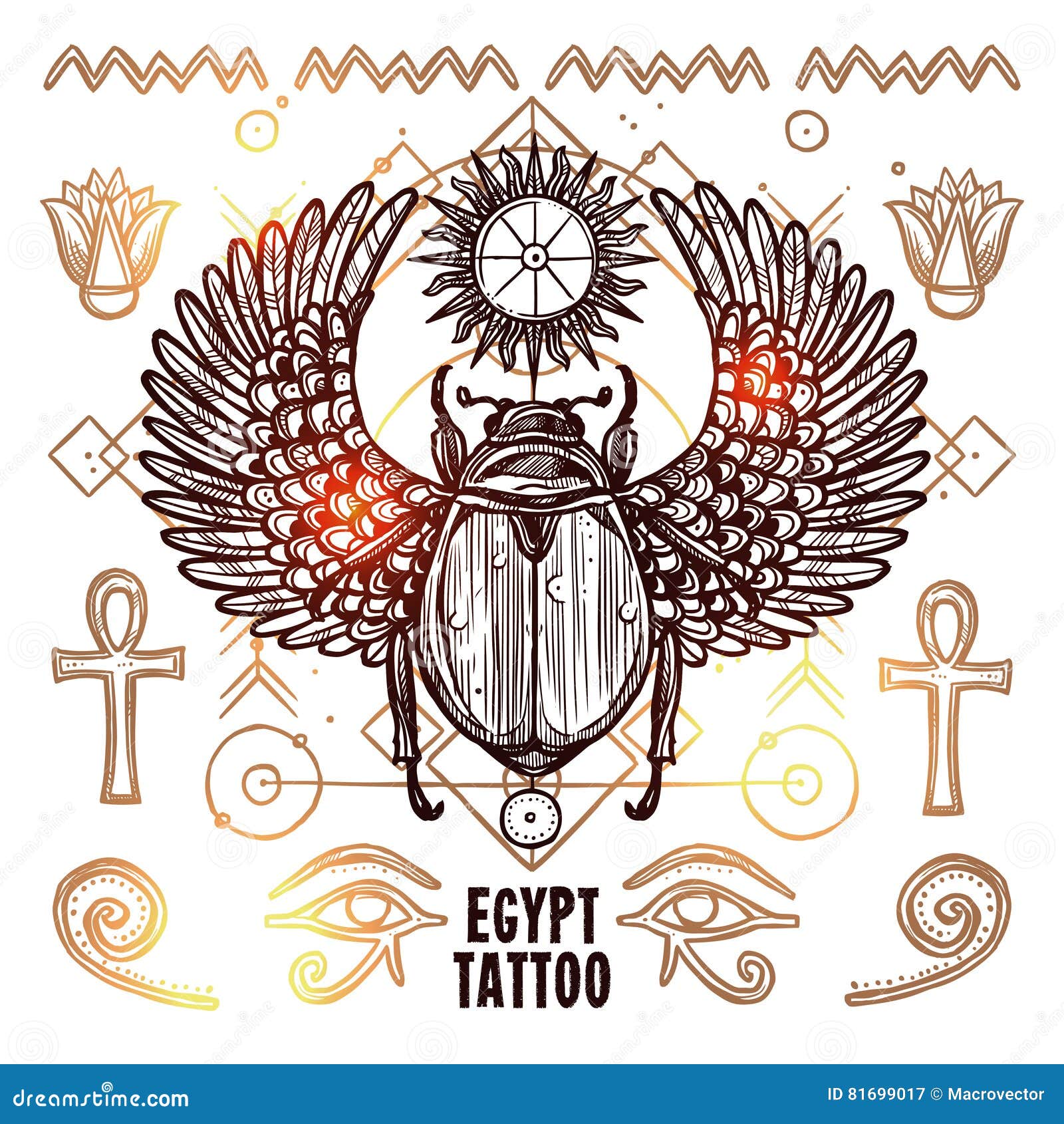 Tattoo uploaded by Tattoodo | Egyptian tattoo by Hernan Noble #HernanNoble # egyptiantattoo #egyptian #e… | Egypt tattoo, Egyptian tattoo sleeve, Egypt  tattoo design