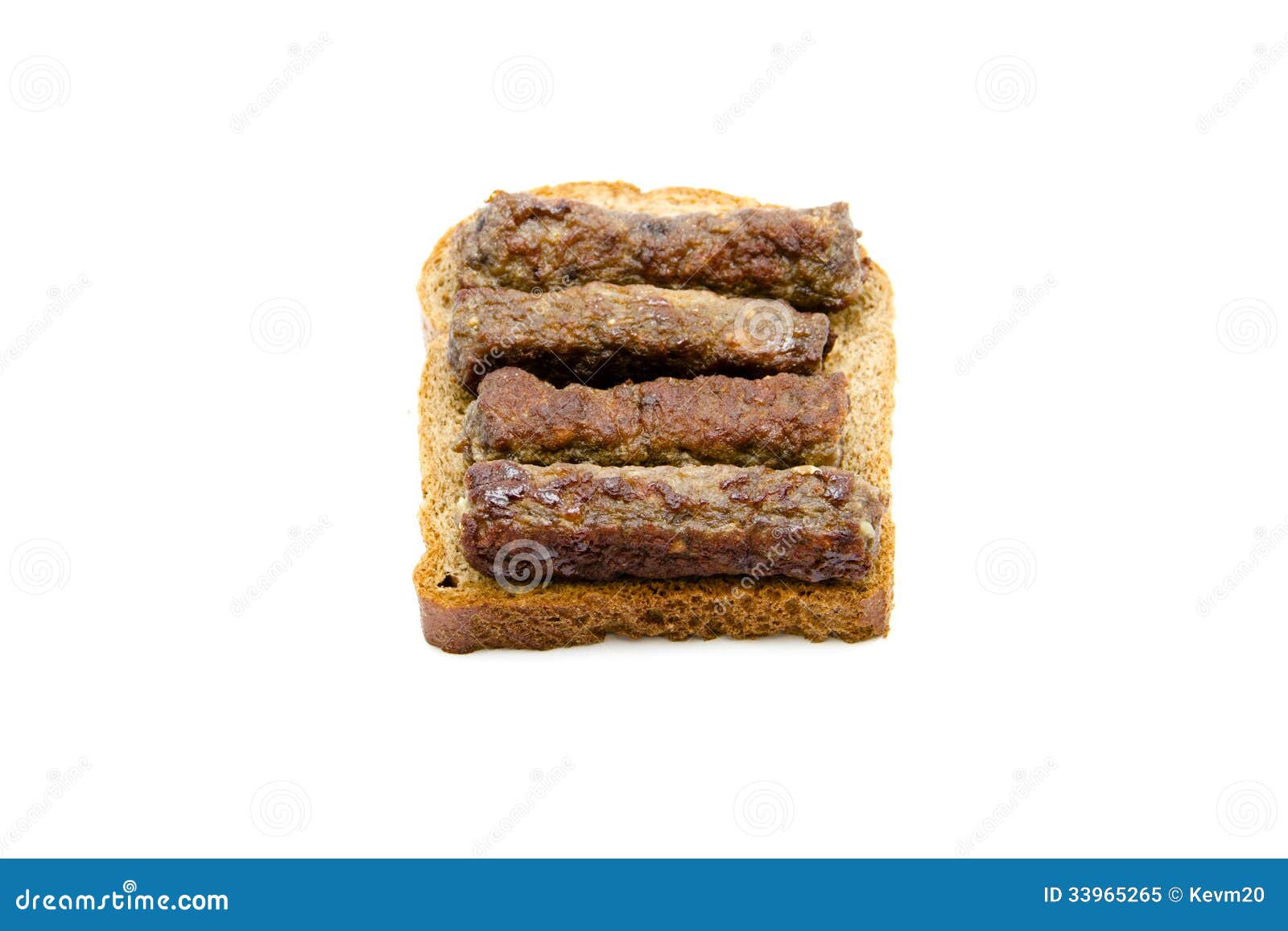 Egyptian Beef Kofta with Toast Bread Stock Image Image of snack
