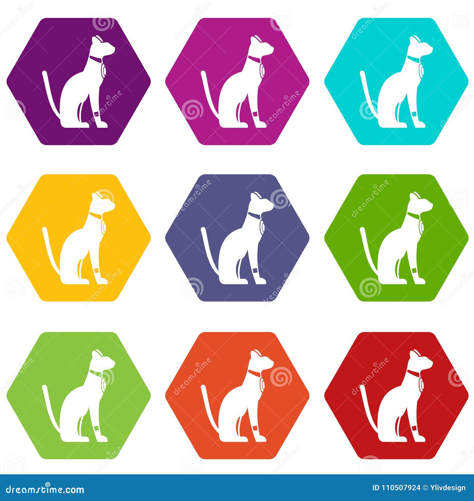 Cat icon set - Stock Illustration [68787648] - PIXTA