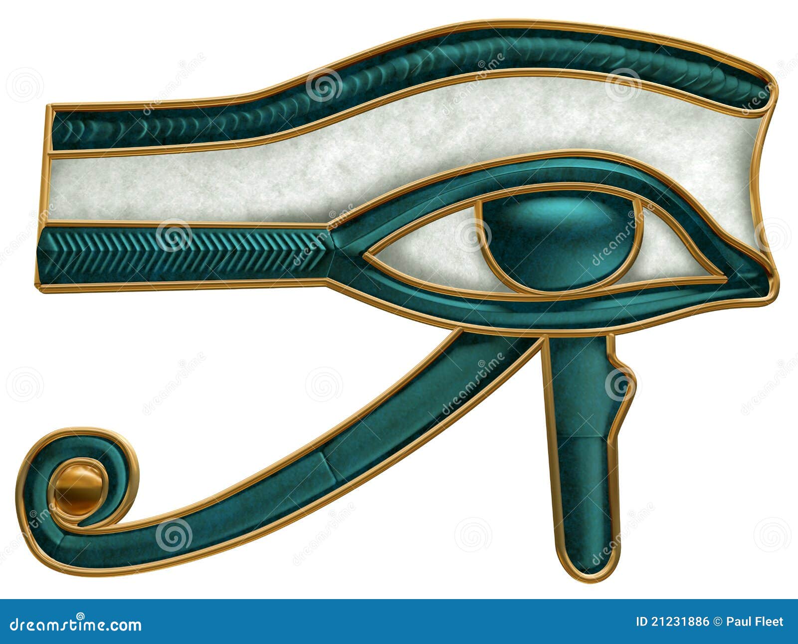 Egyptian Eye Of Horus Stock Illustration Illustration Of