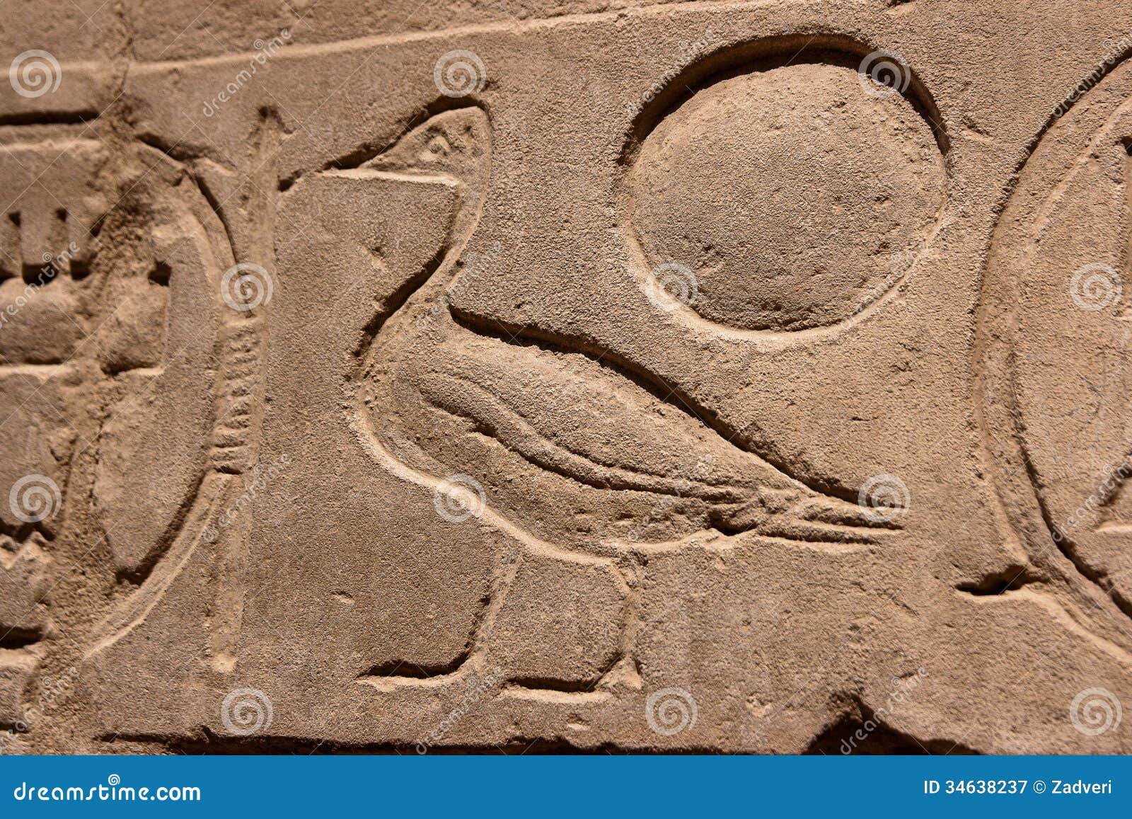 Egyptian hieroglyph bird stock image. Image of africa 34638237