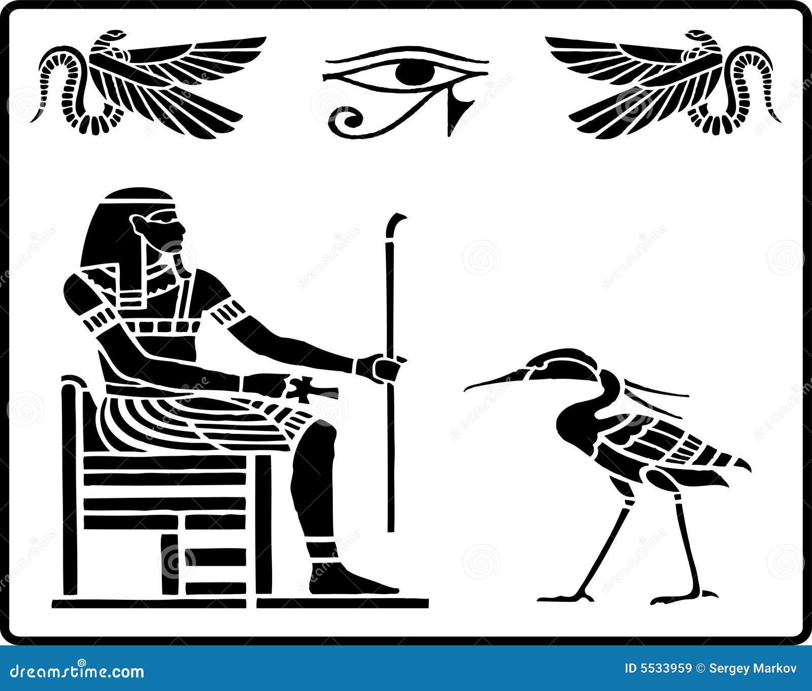 egyptian hieroglyphics - 1