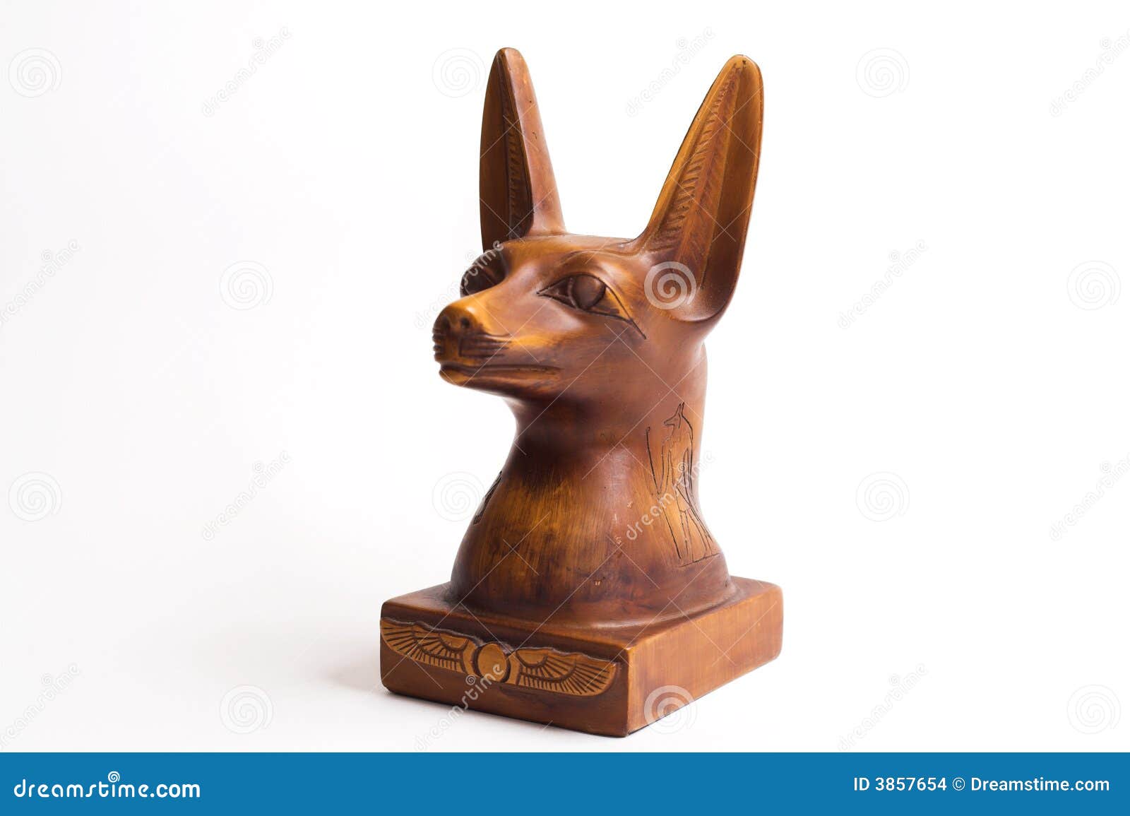 Egyptian Jackal God stock photo. Image of jackal, regal 3857654