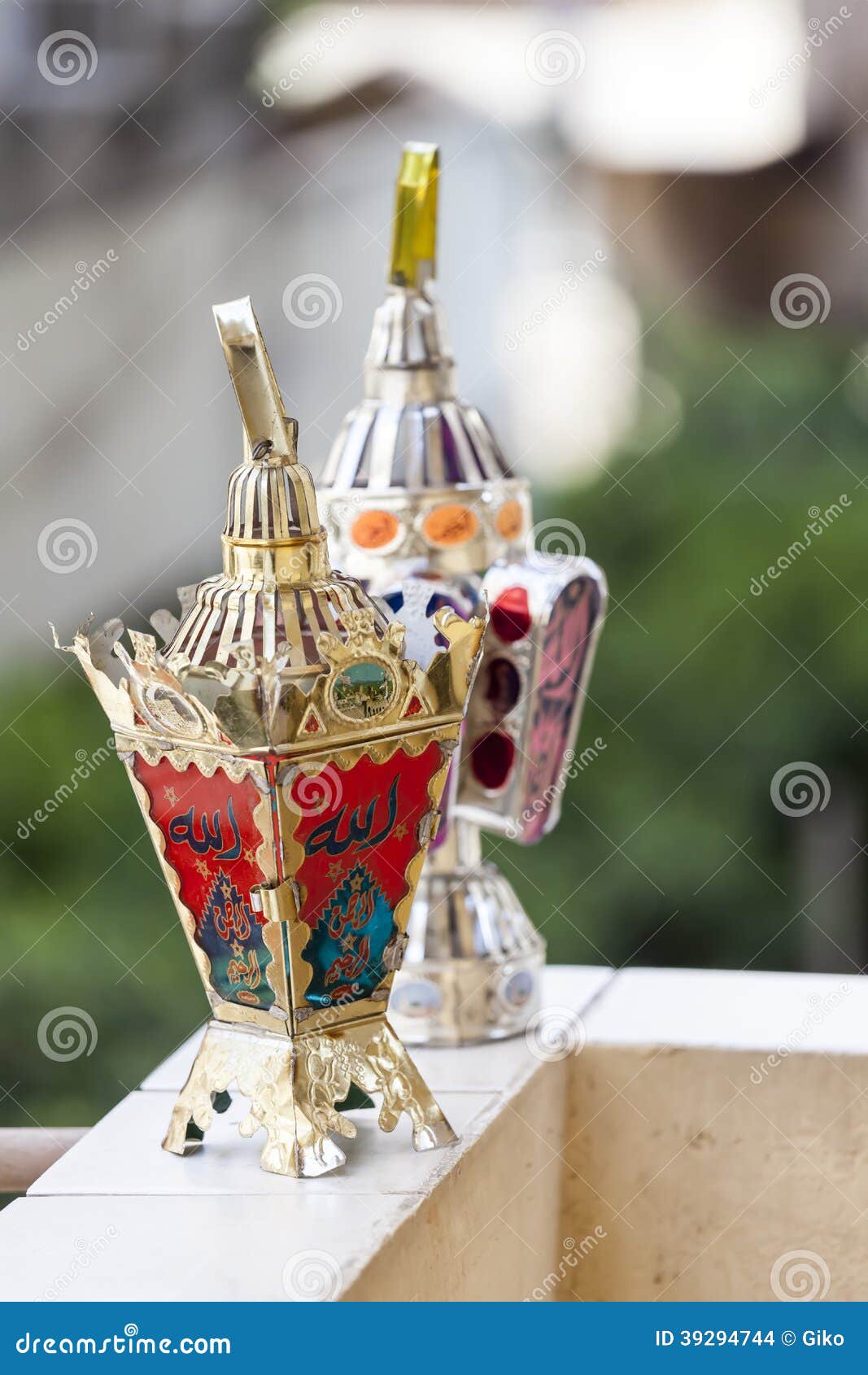 Egyptian lantern stock photo. Image of bronze, arabesque 39294744