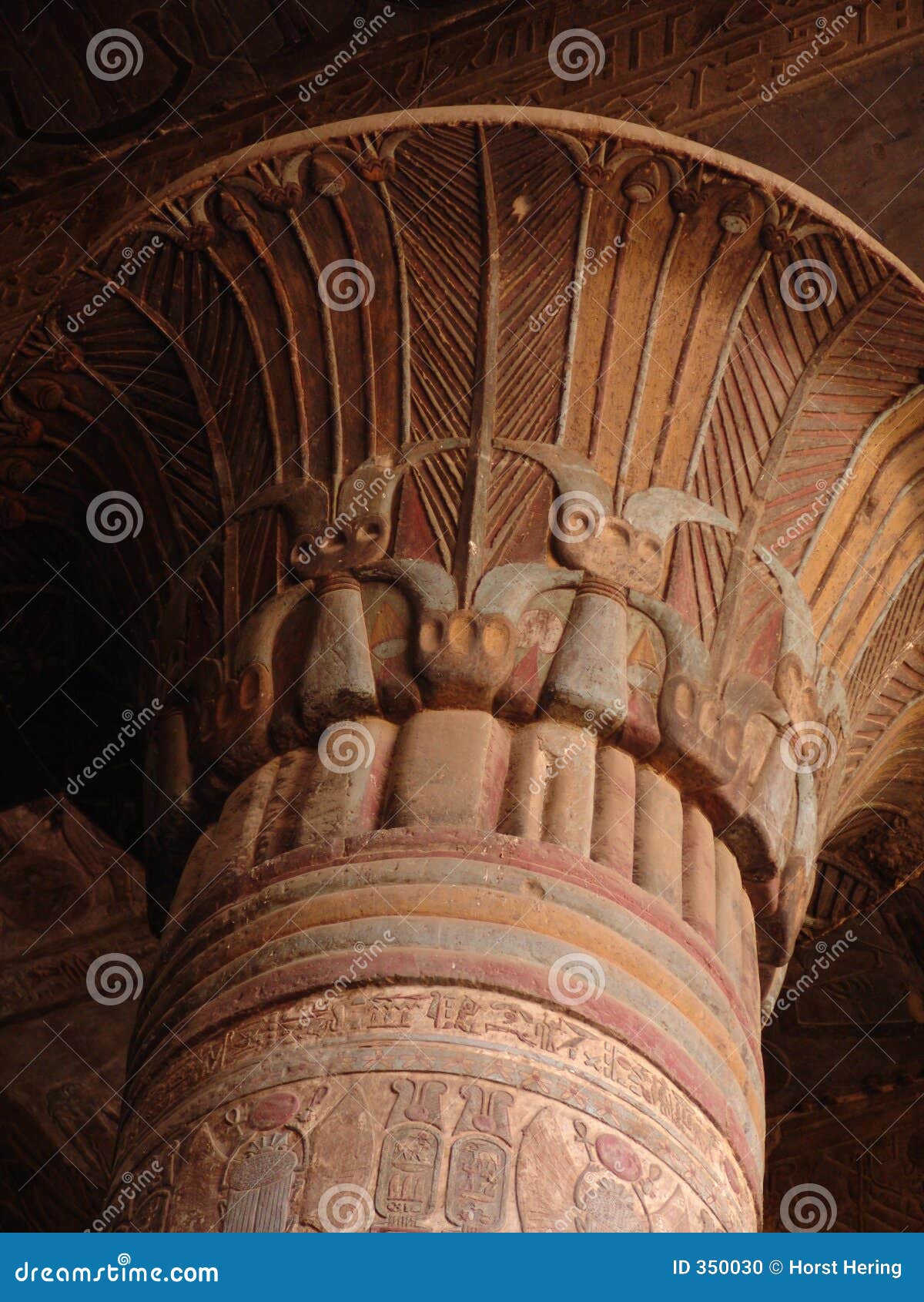 Egyptian Pillars Stock Photo Image 350030