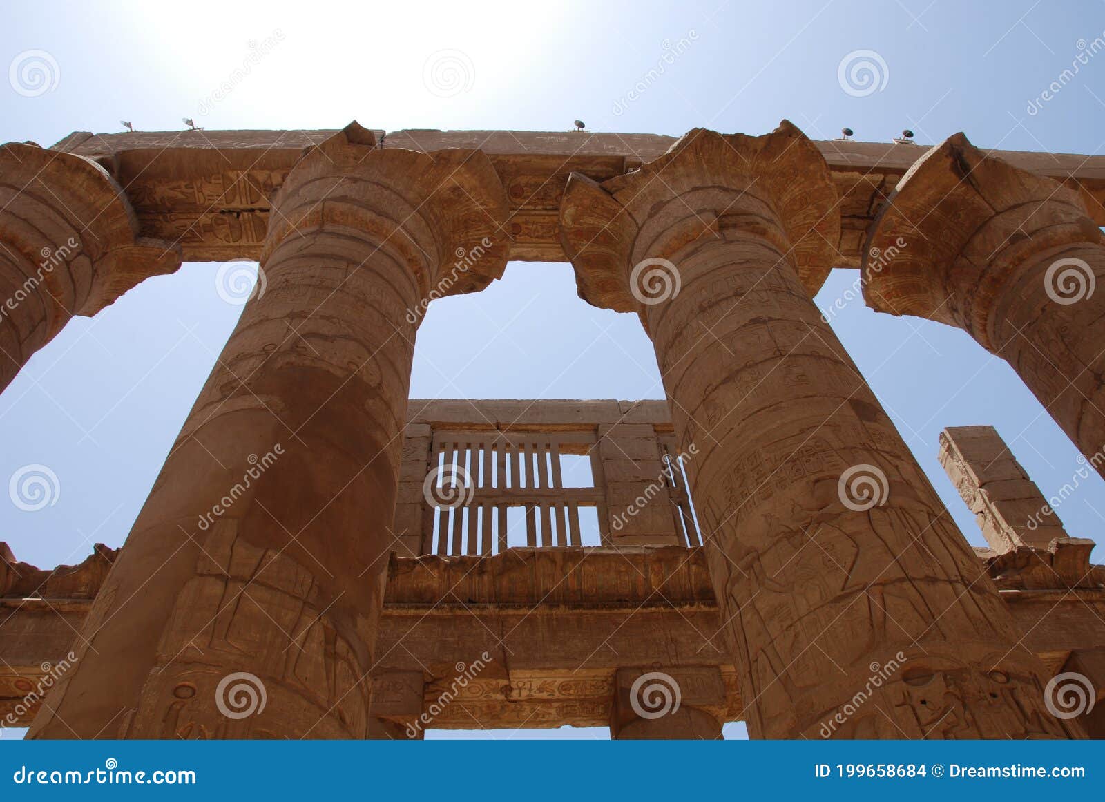 Egyptian Pillars Stock Photo 61194