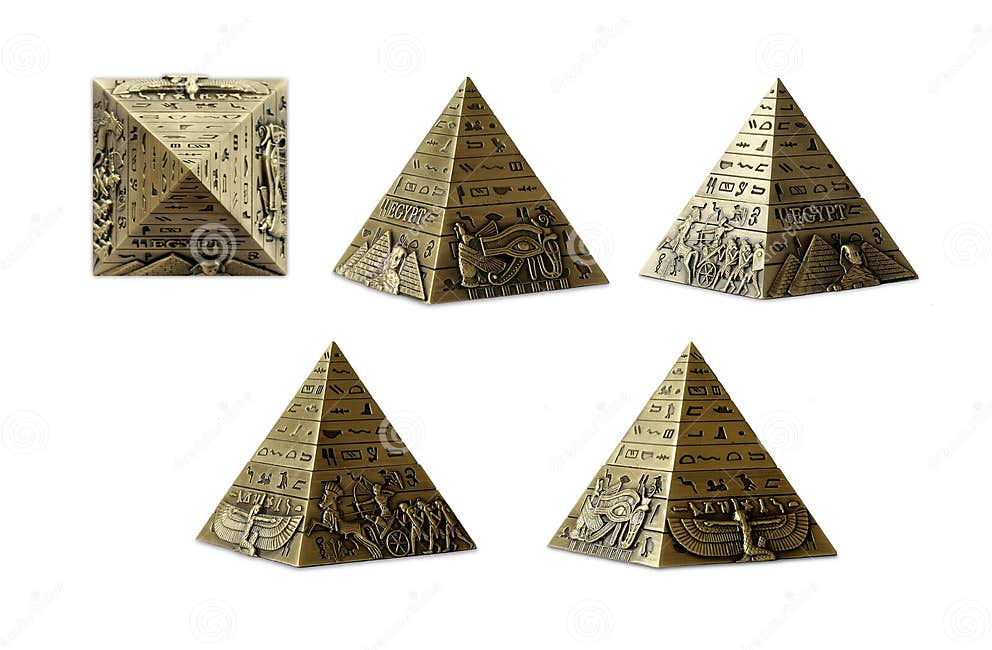 Egyptian pyramid stock image. Image of intricate, souvenir - 5077405