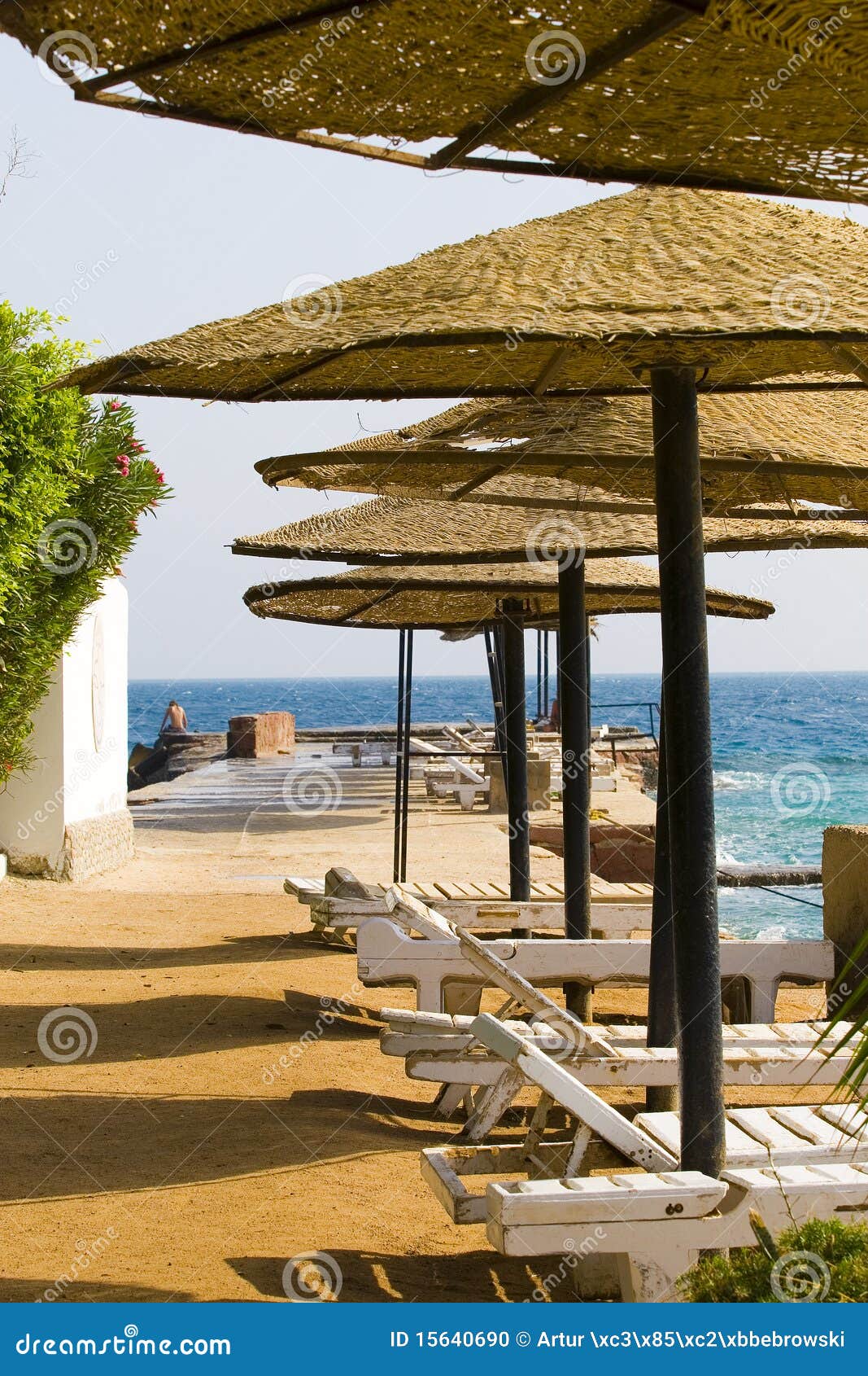 Egyptian spa stock photo. Image of honeymoon, sunbed 15640690