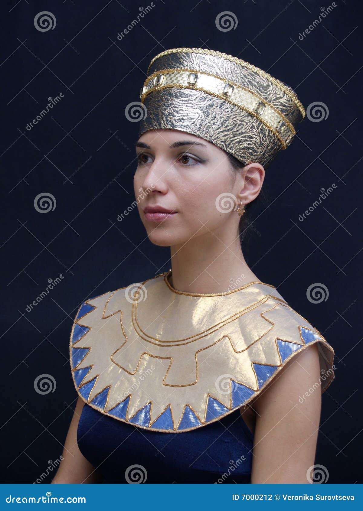 Egyptian style model stock photo. Image of female, model 7000212