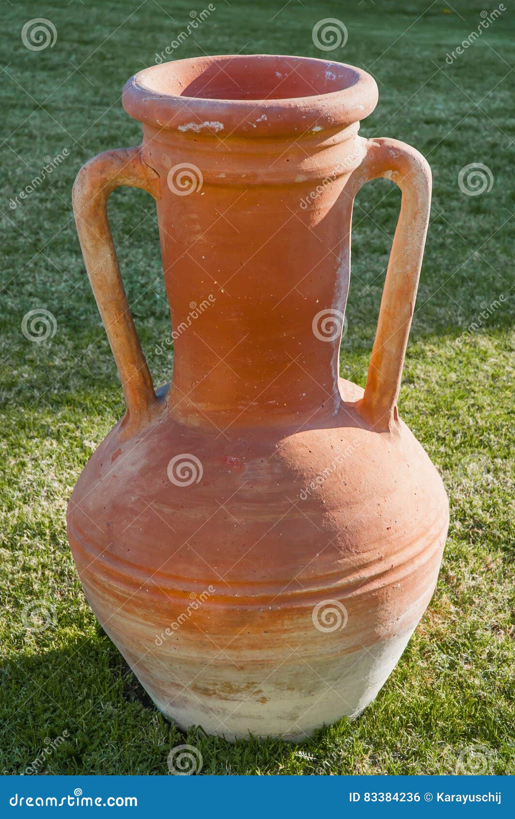 Egyptian Terracotta Jar stock photo. Image of water, craft 83384236